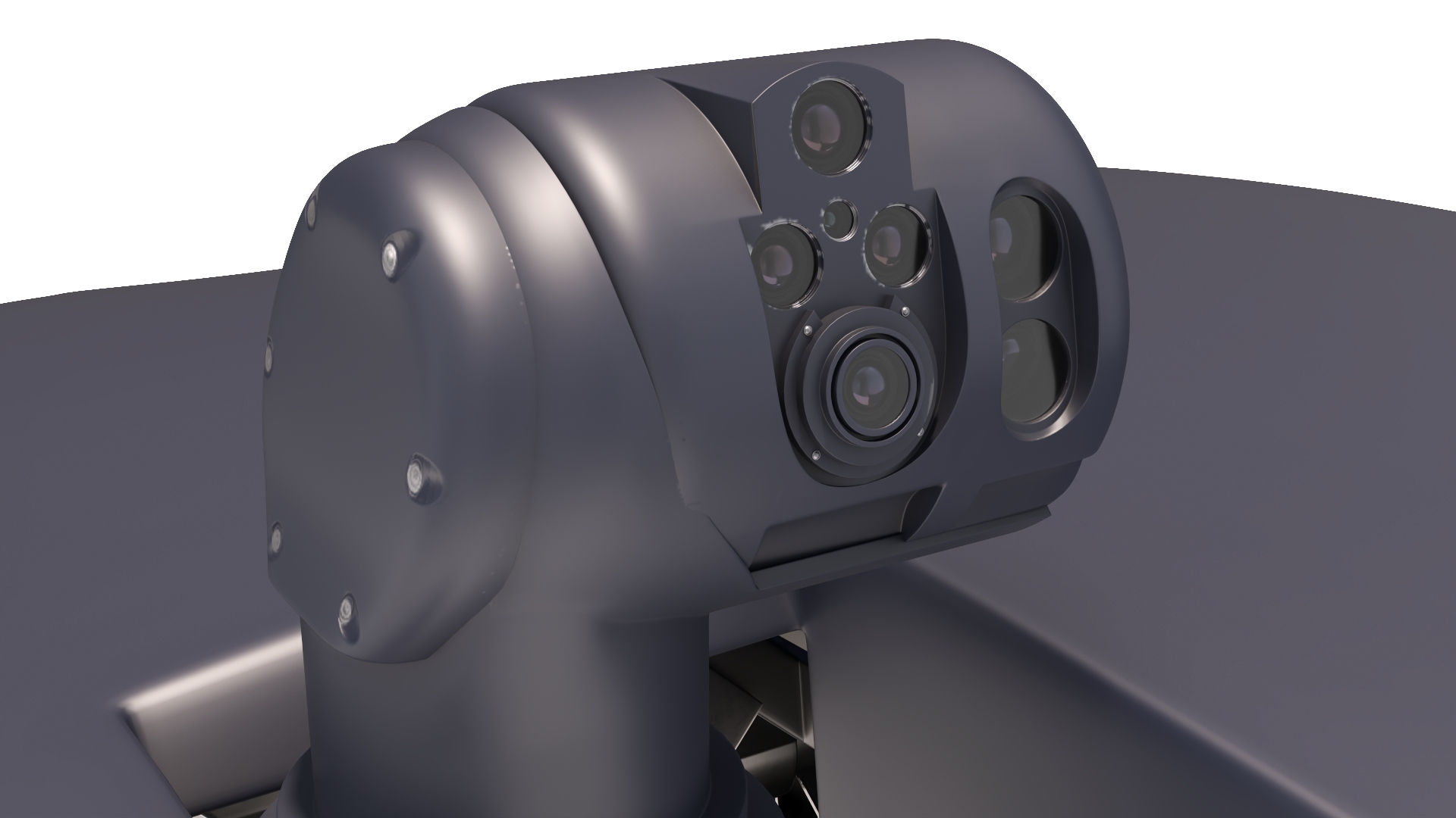 3D model Armored Tactical Ground Interceptor Vehicle Rigged