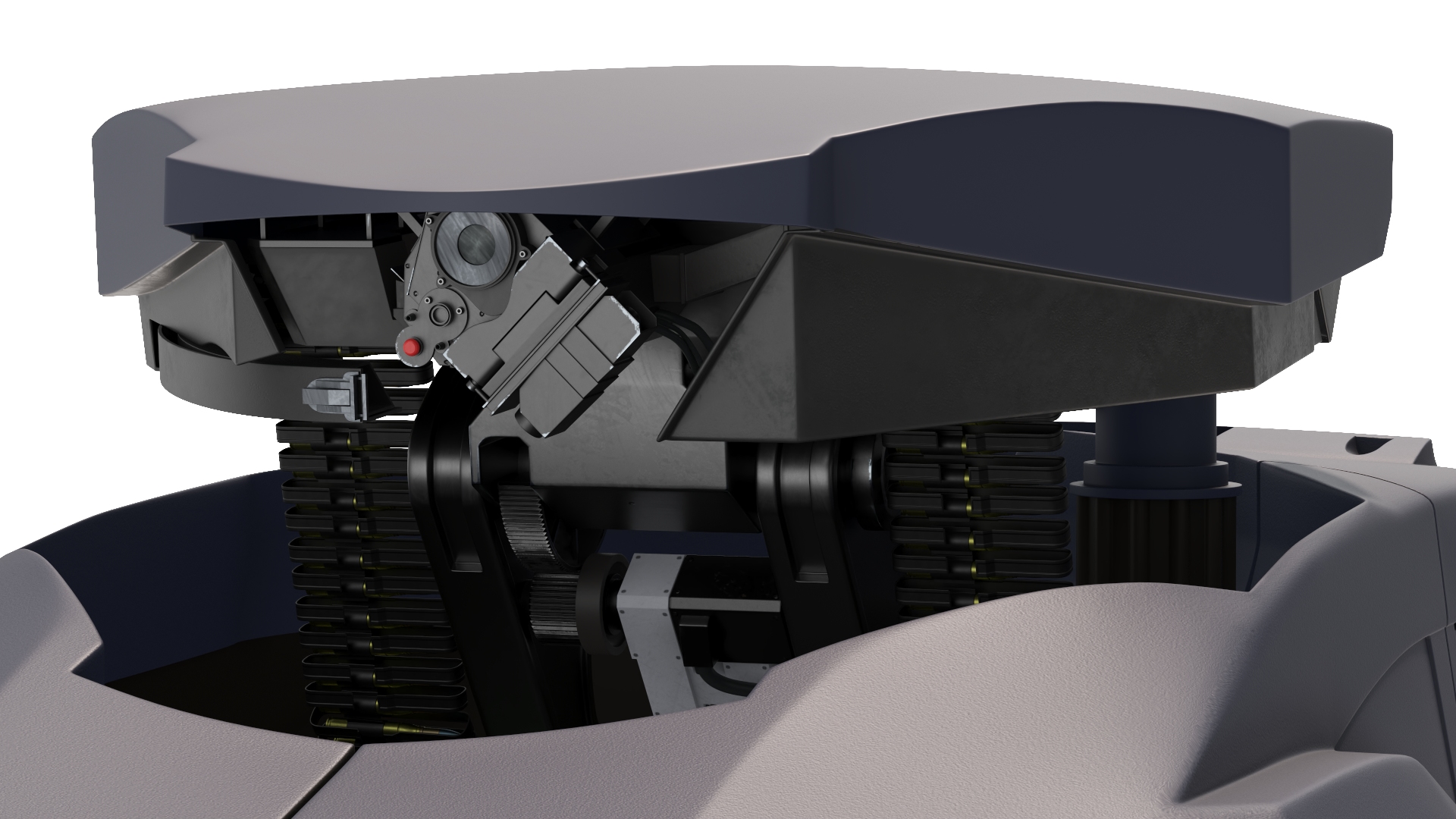 3D model Armored Tactical Ground Interceptor Vehicle Rigged