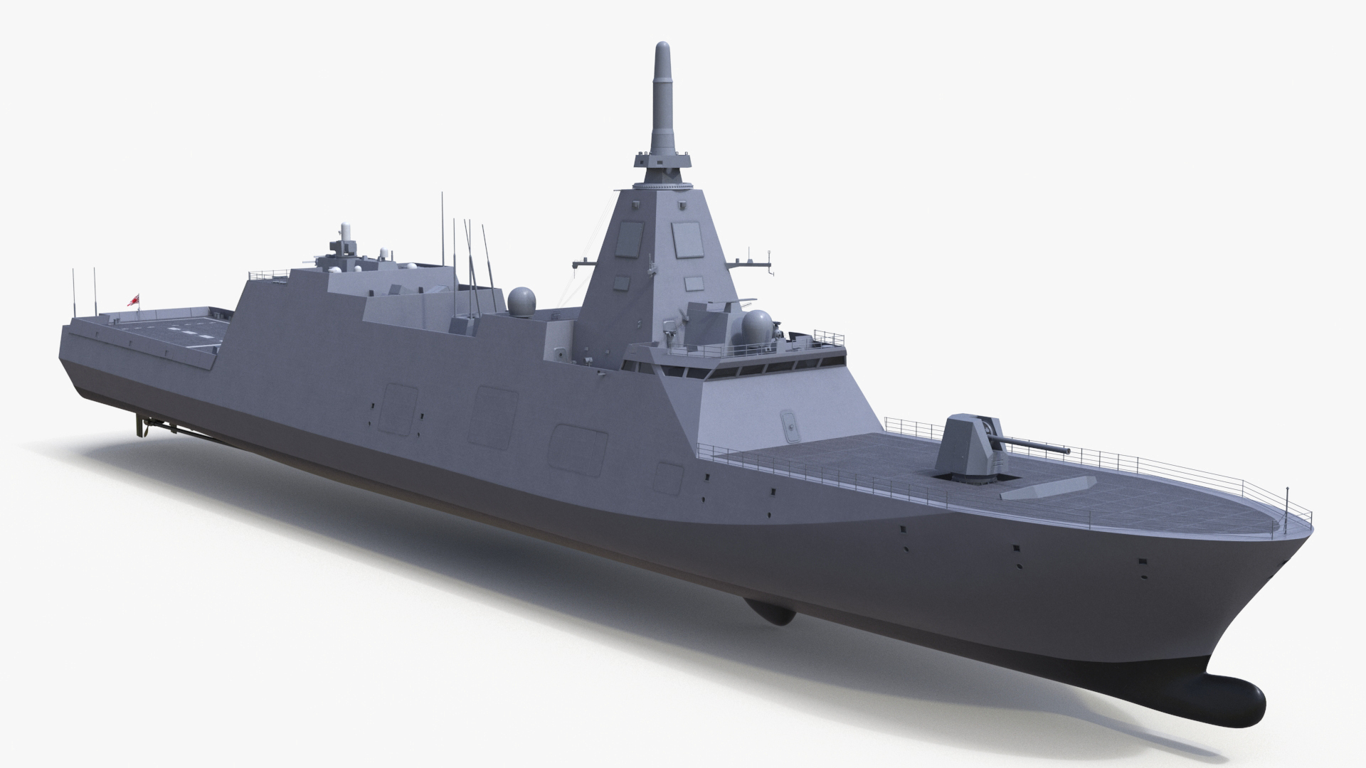 3D model Japanese Mogami Class Frigate FFM-2