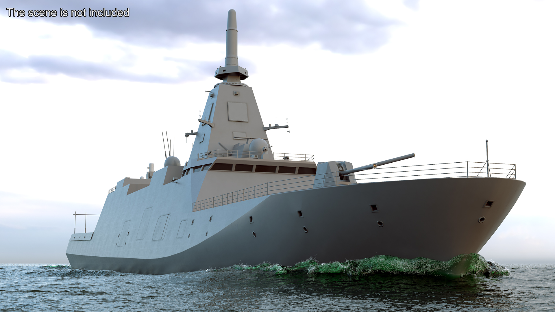 3D model Japanese Mogami Class Frigate FFM-2