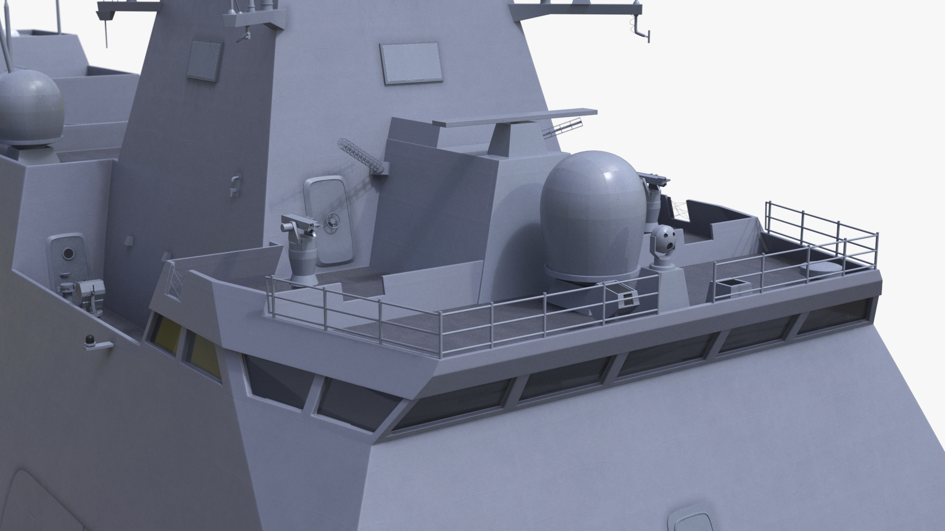 3D model Japanese Mogami Class Frigate FFM-2