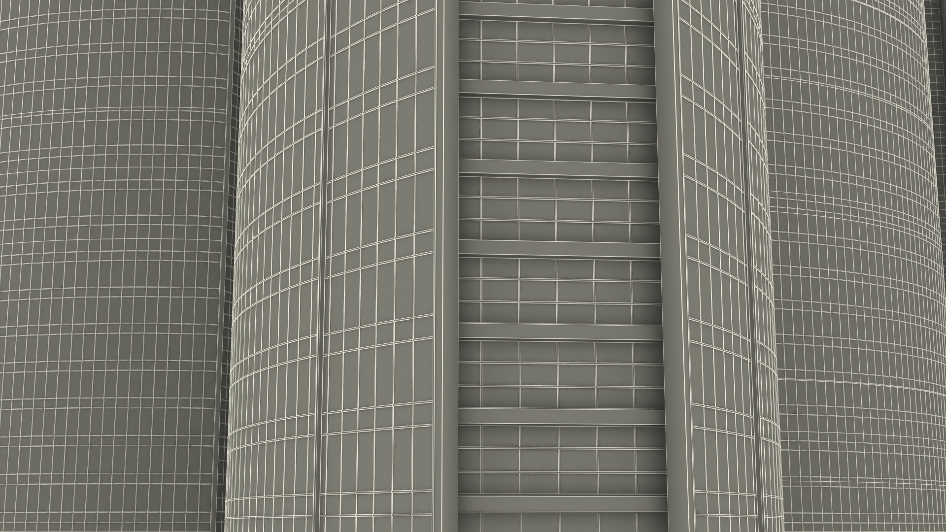 3D Etihad Towers model