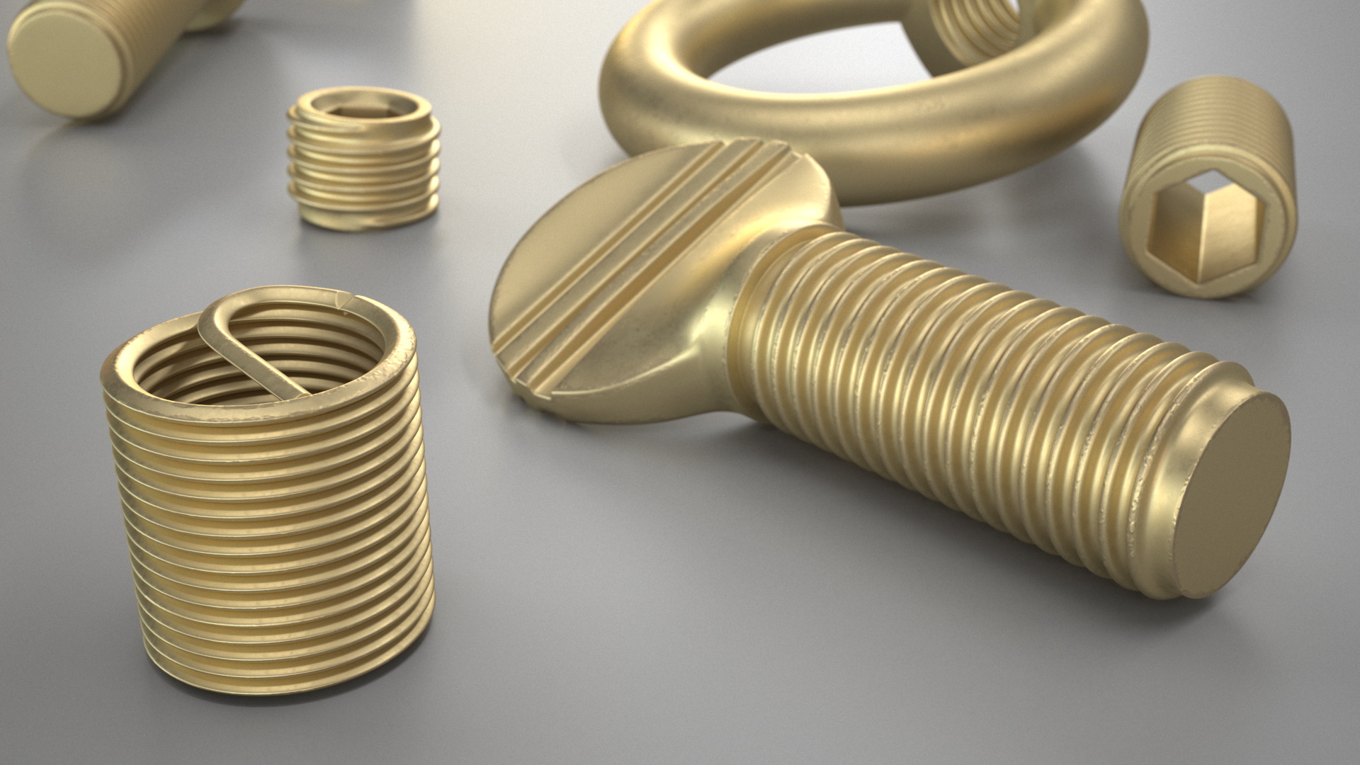 3D model Brass Screw Kit