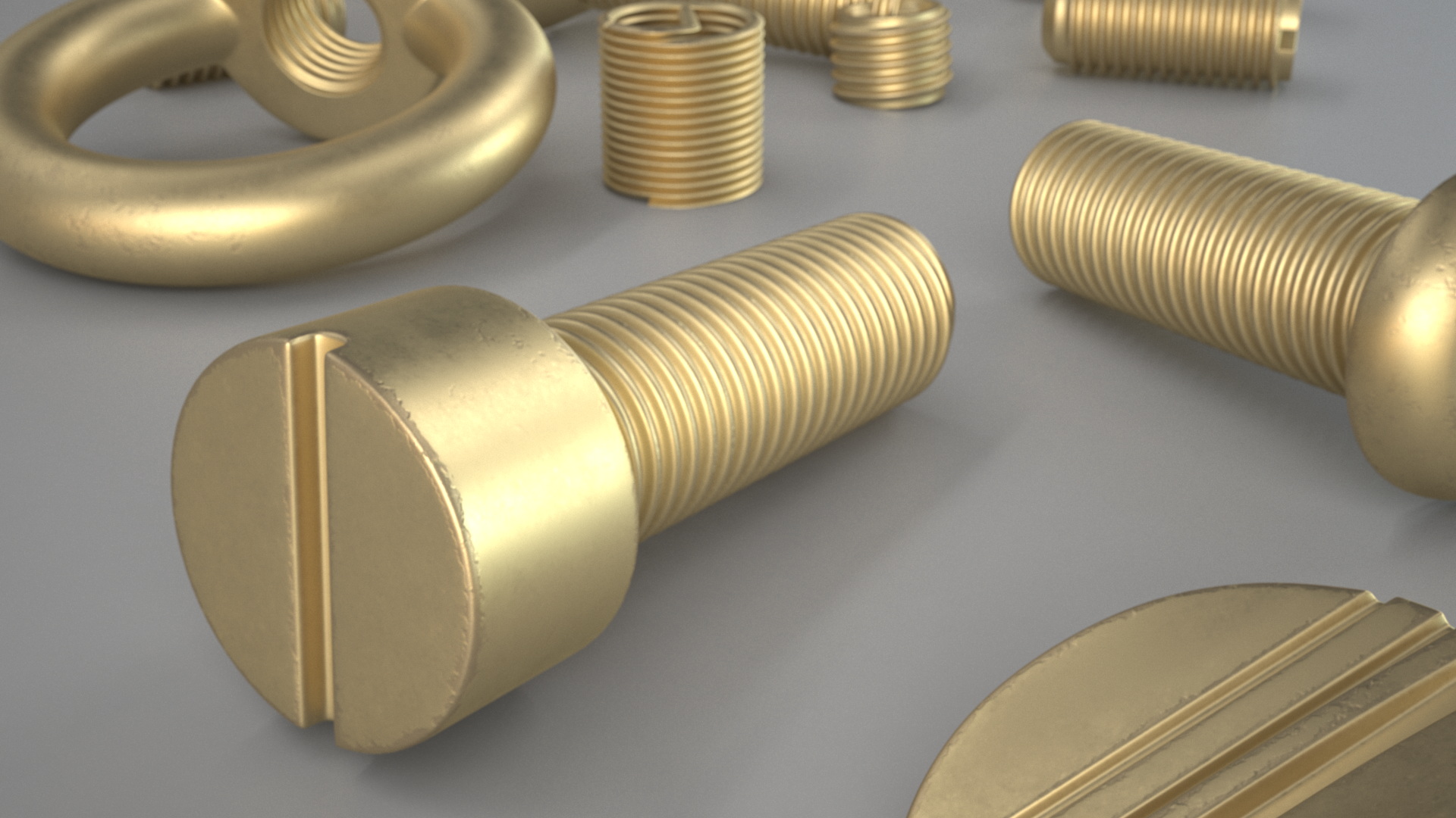 3D model Brass Screw Kit