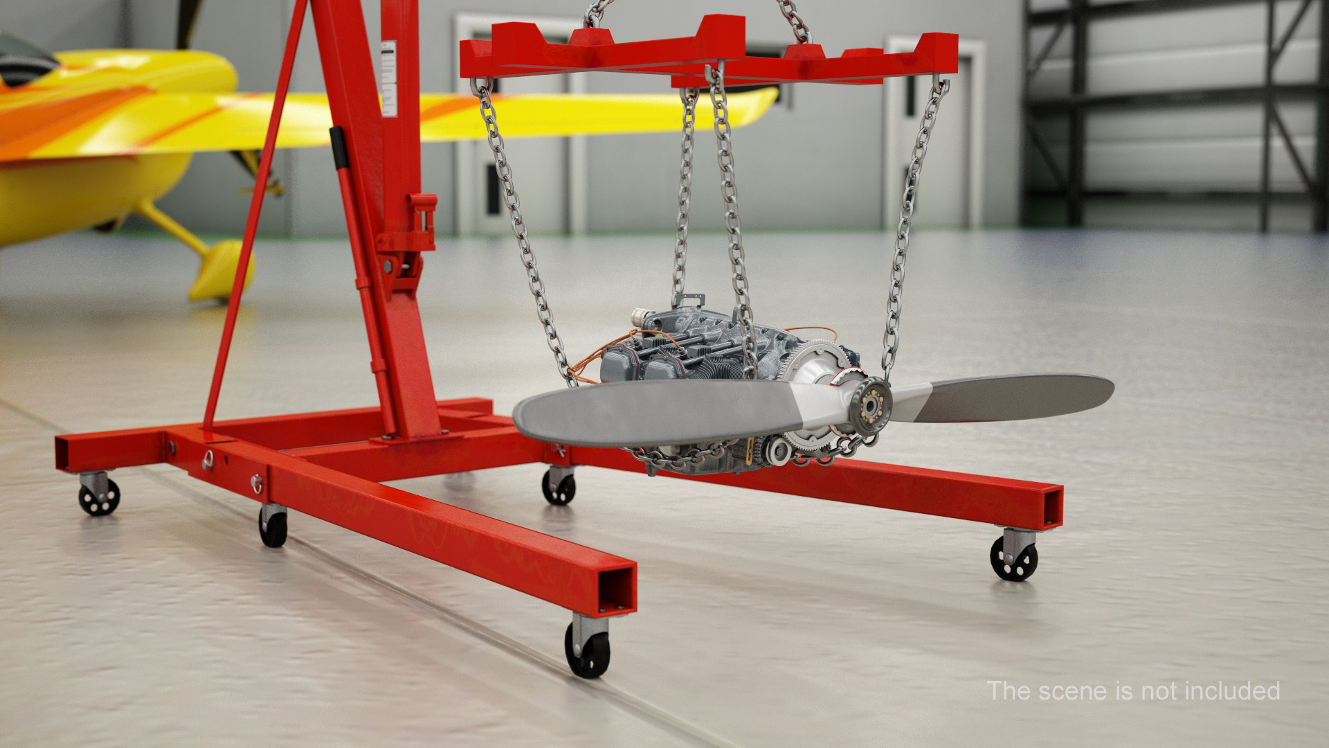 3D Piston Aero Engine model