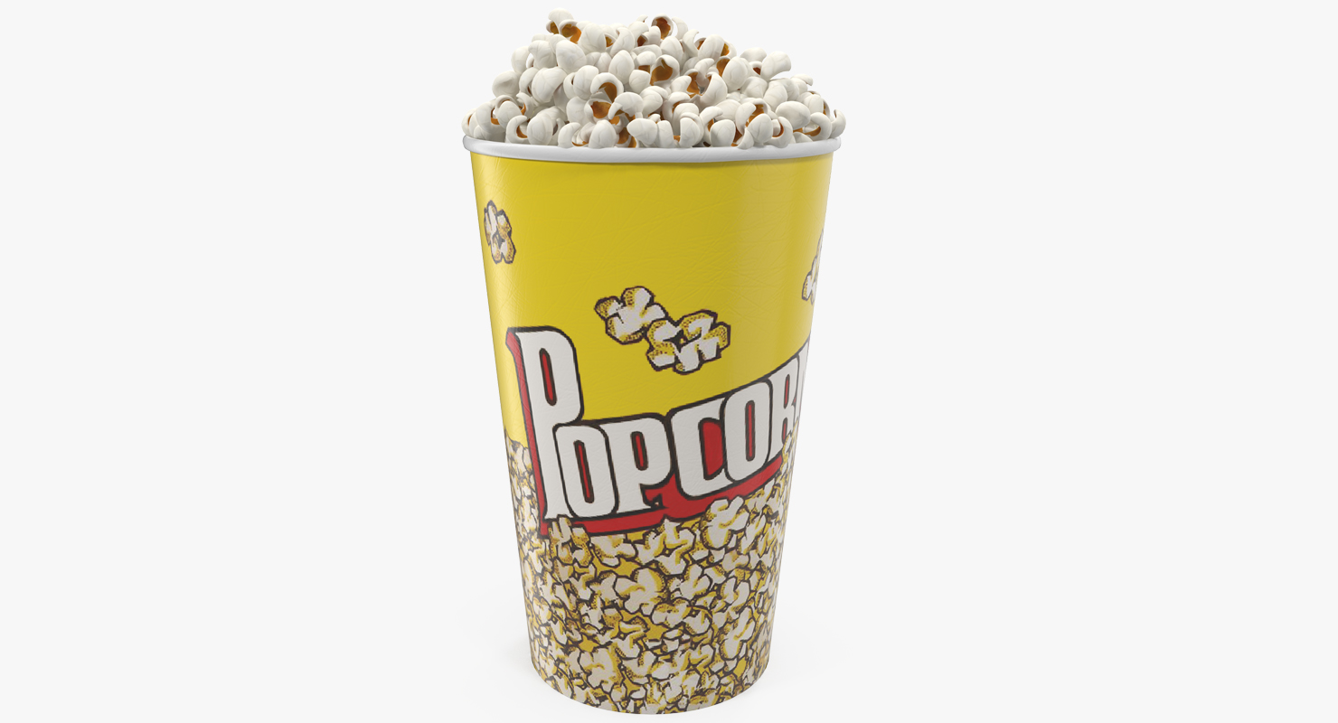 3D Medium Popcorn Bucket