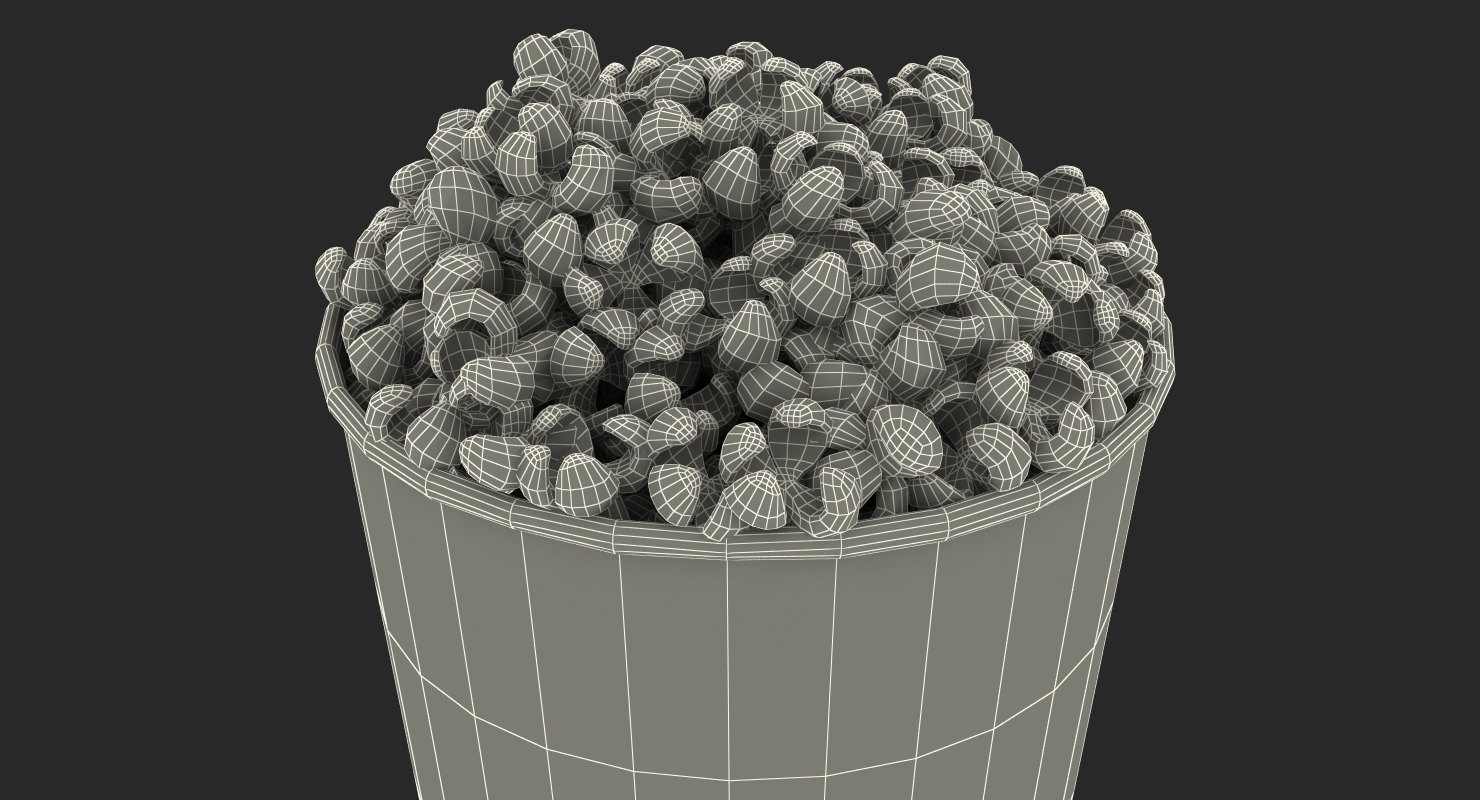 3D Medium Popcorn Bucket