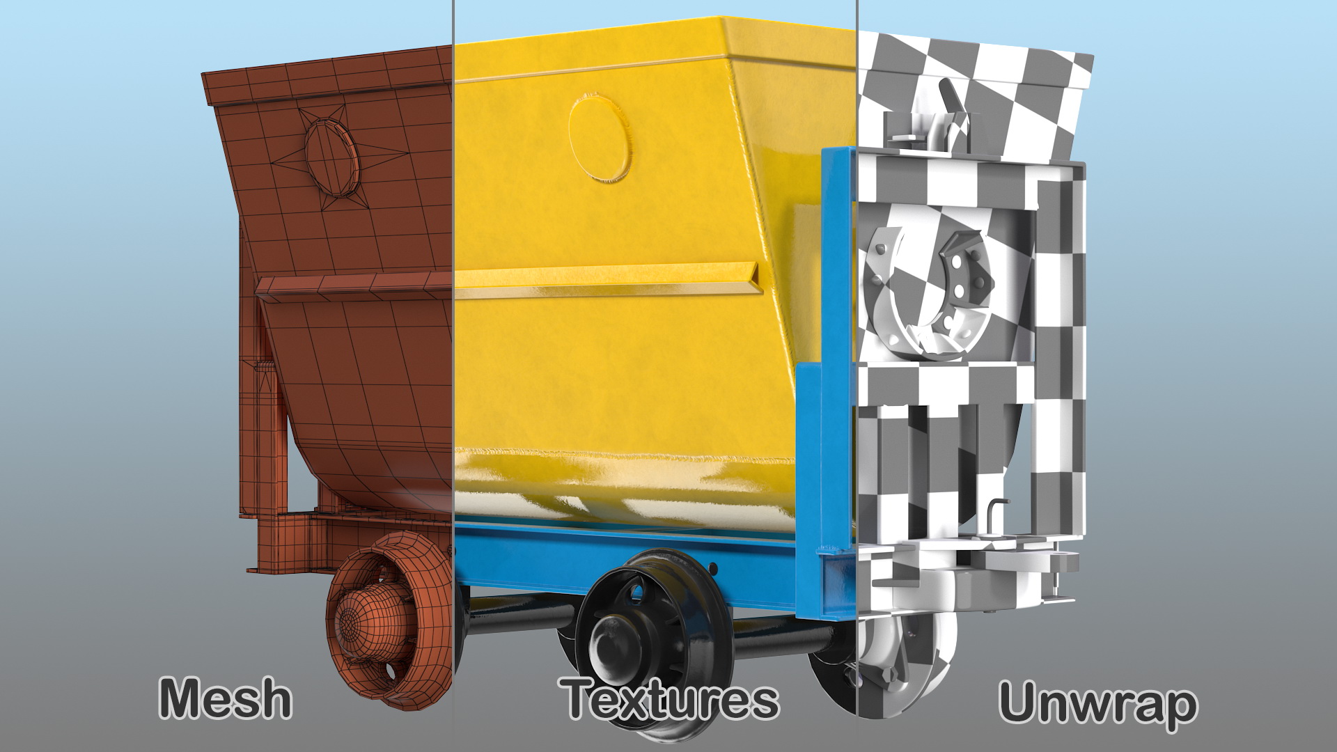 3D model Mine Wagon