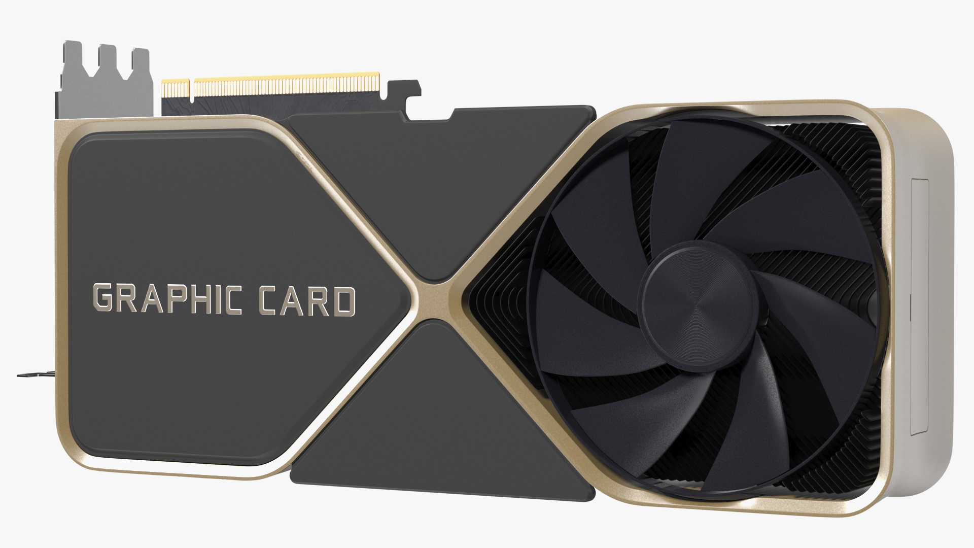 3D Computer Graphics Video Card model