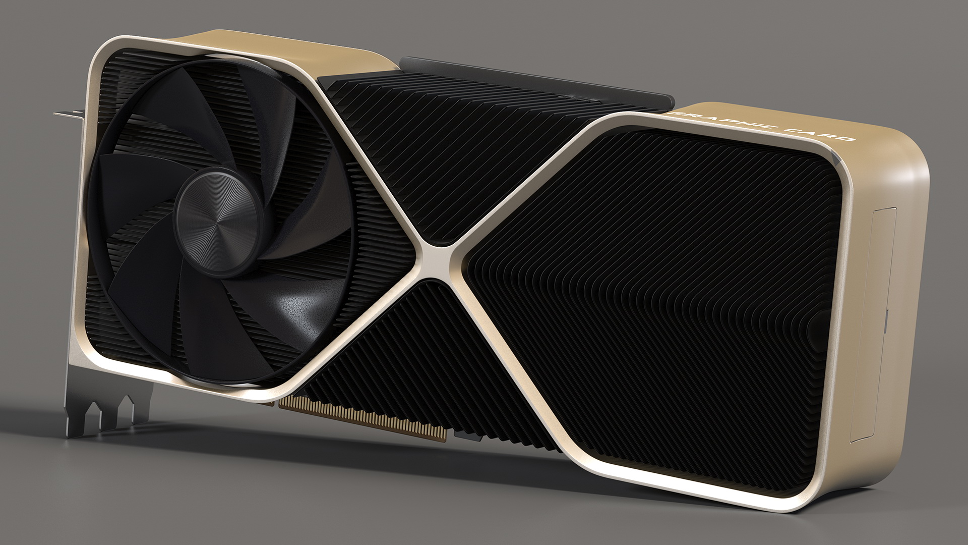 3D Computer Graphics Video Card model
