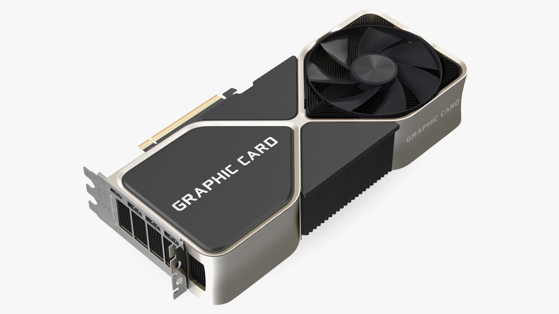 3D Computer Graphics Video Card model