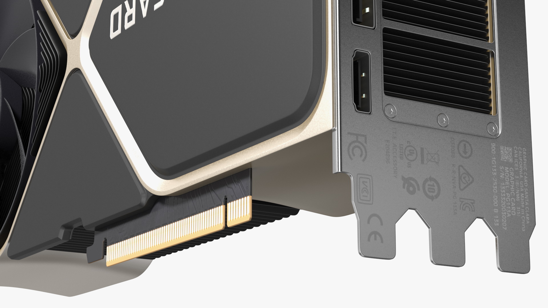 3D Computer Graphics Video Card model