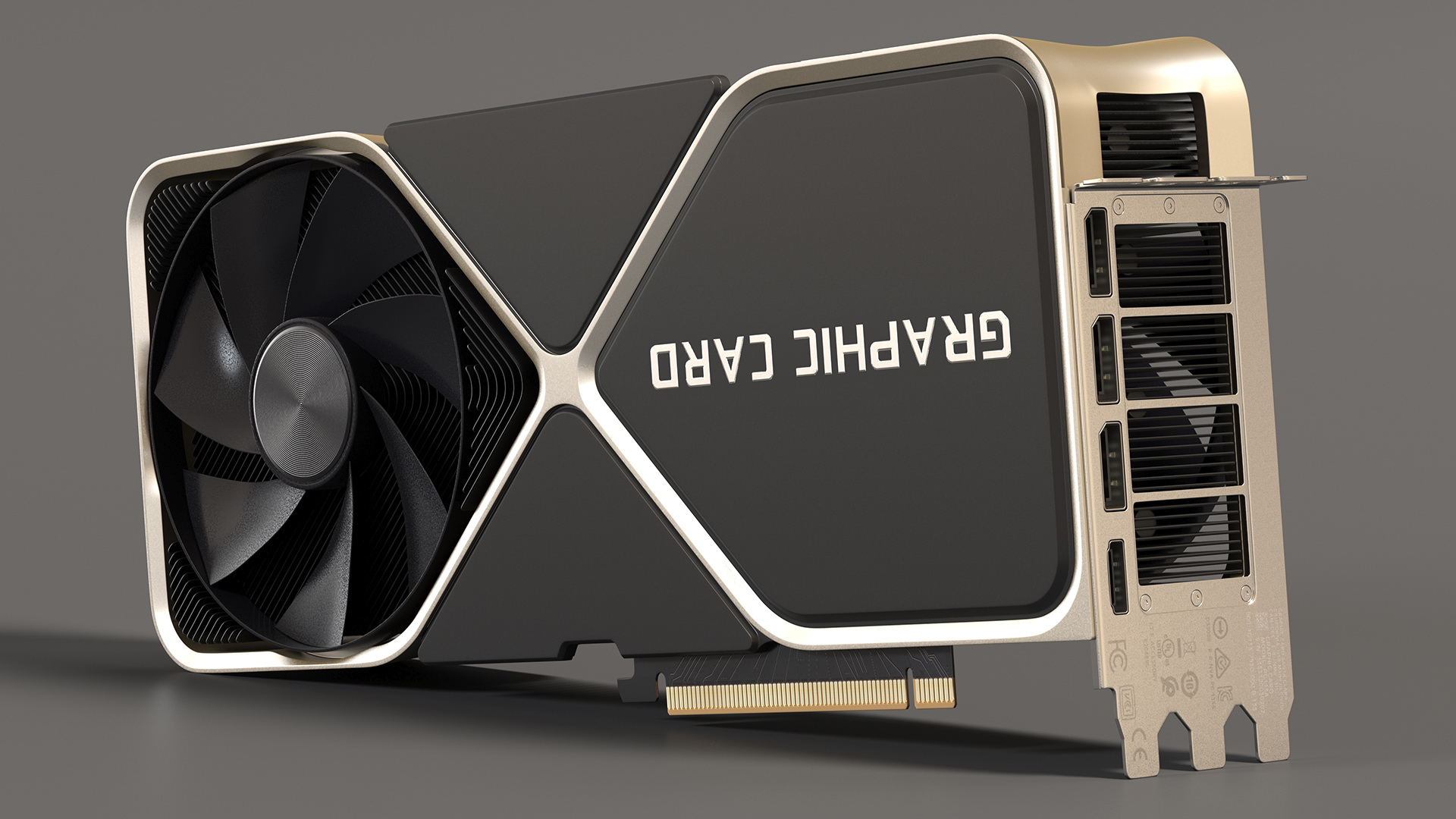 3D Computer Graphics Video Card model