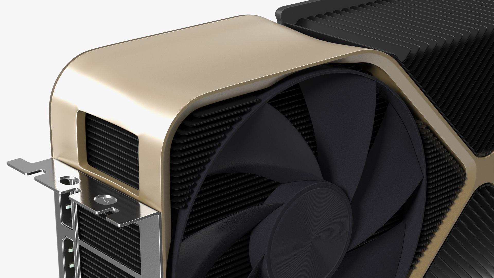 3D Computer Graphics Video Card model