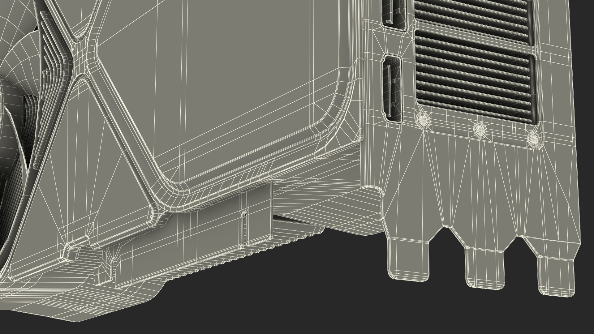 3D Computer Graphics Video Card model