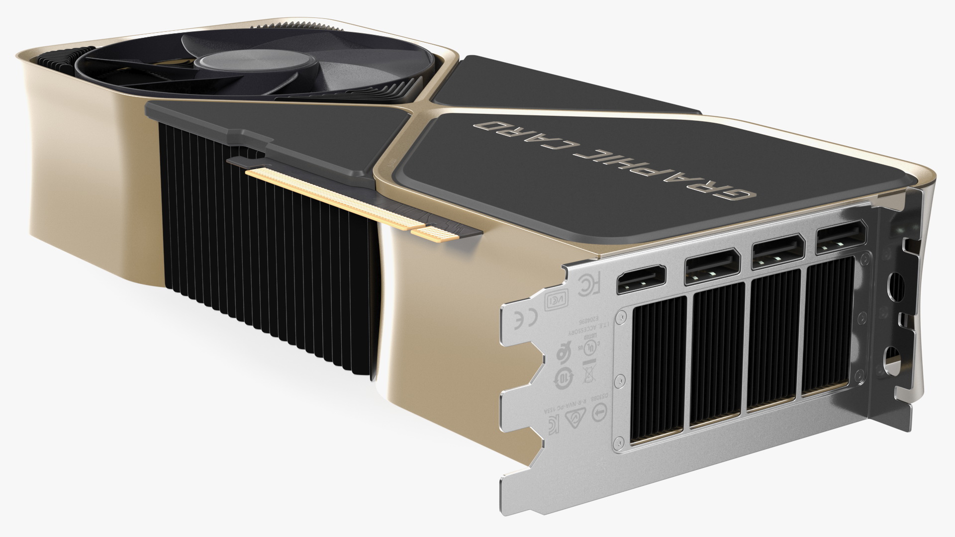 3D Computer Graphics Video Card model