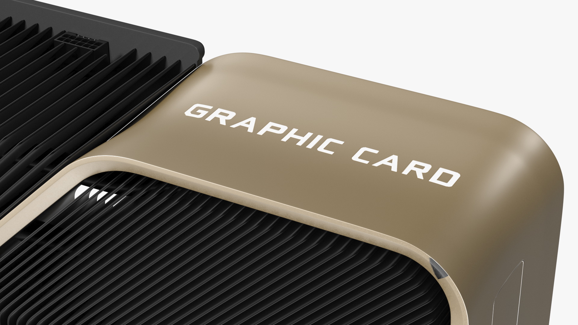 3D Computer Graphics Video Card model