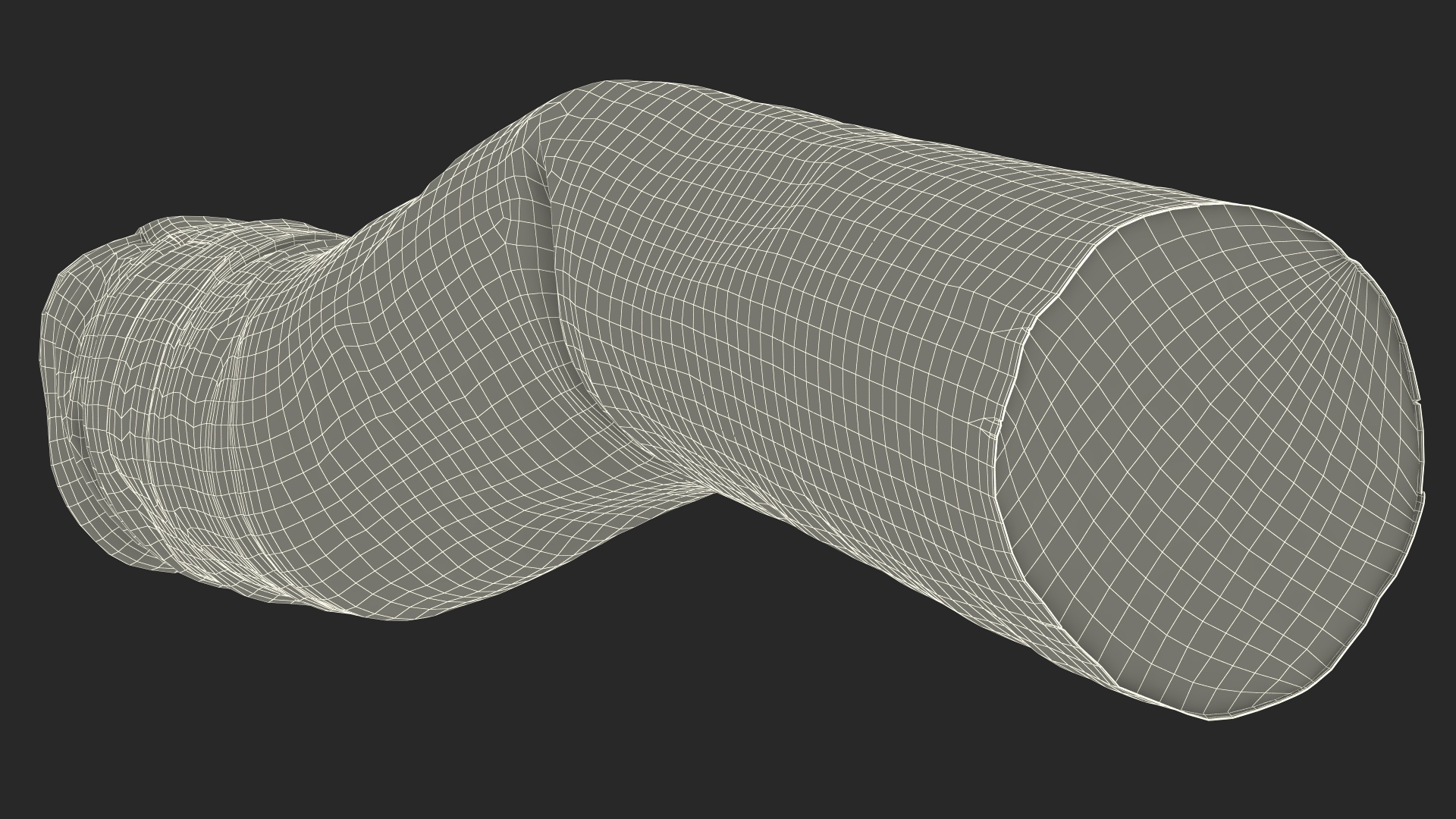 Realistic Used Cigarette Butt 3D model