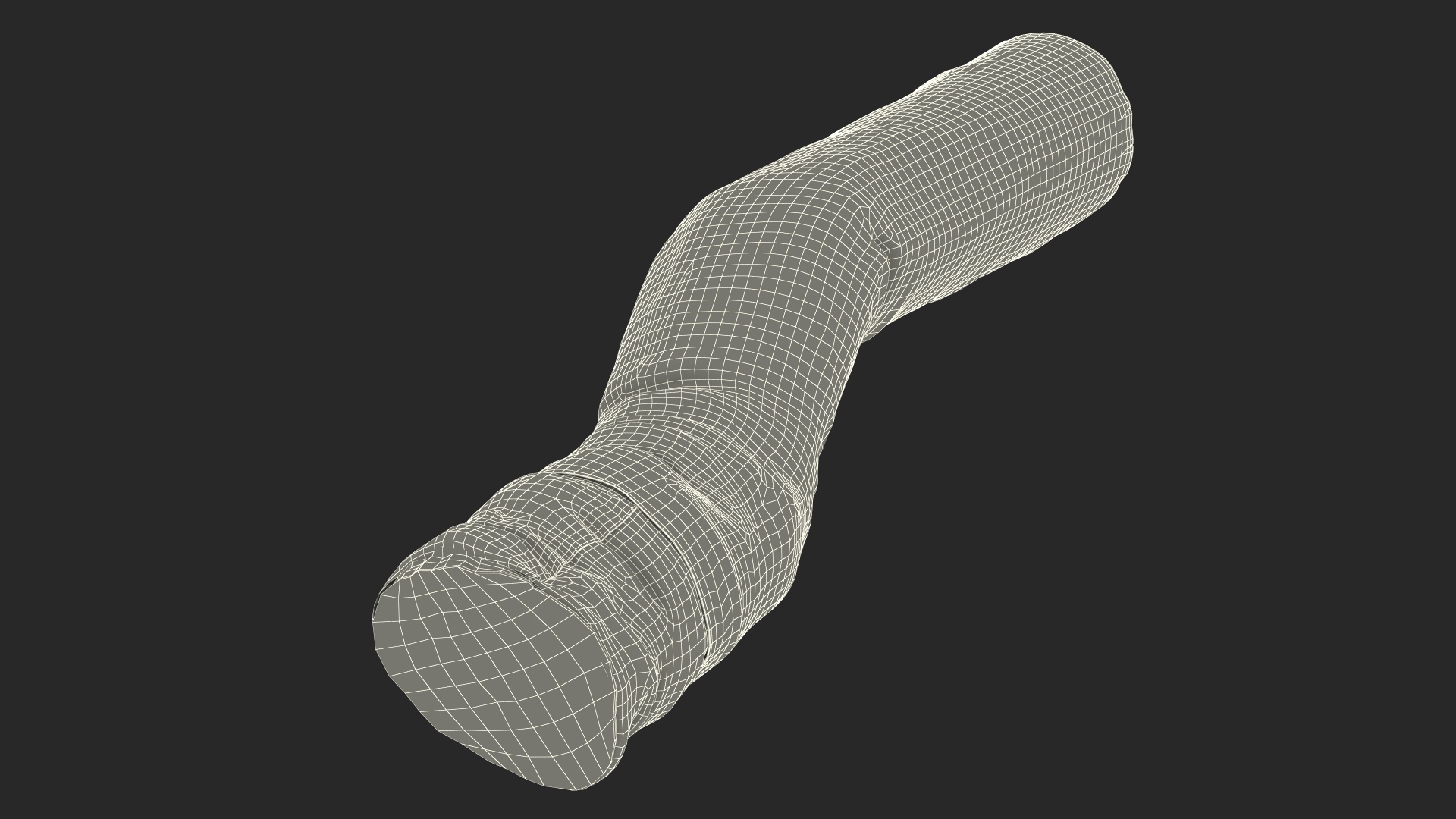 Realistic Used Cigarette Butt 3D model