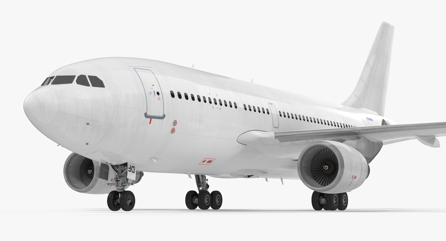 3D model Airbus A310 300 Generic Rigged