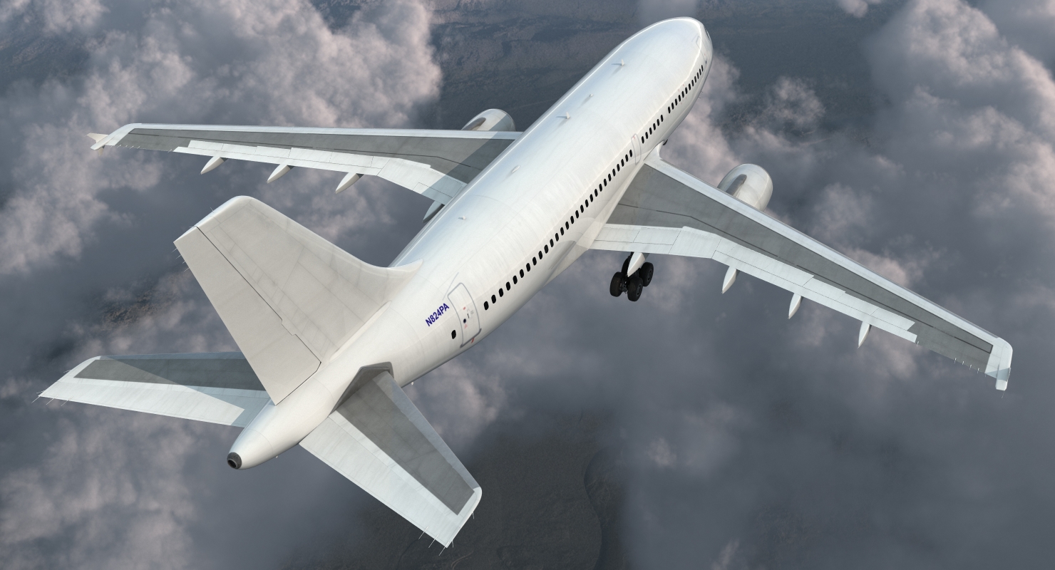 3D model Airbus A310 300 Generic Rigged