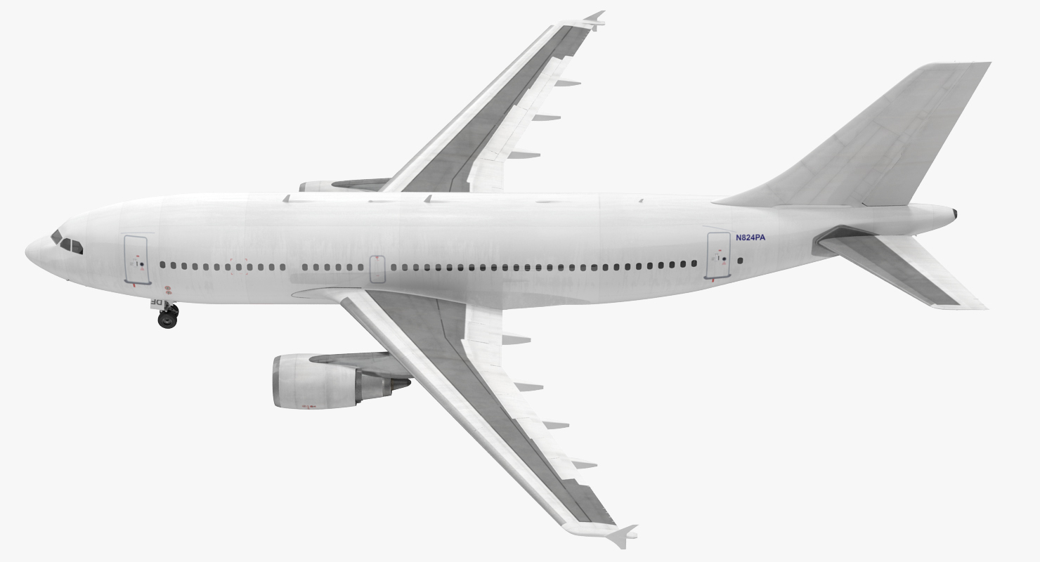 3D model Airbus A310 300 Generic Rigged