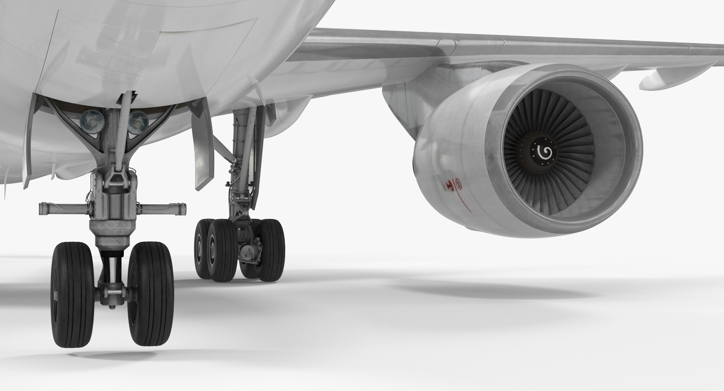3D model Airbus A310 300 Generic Rigged