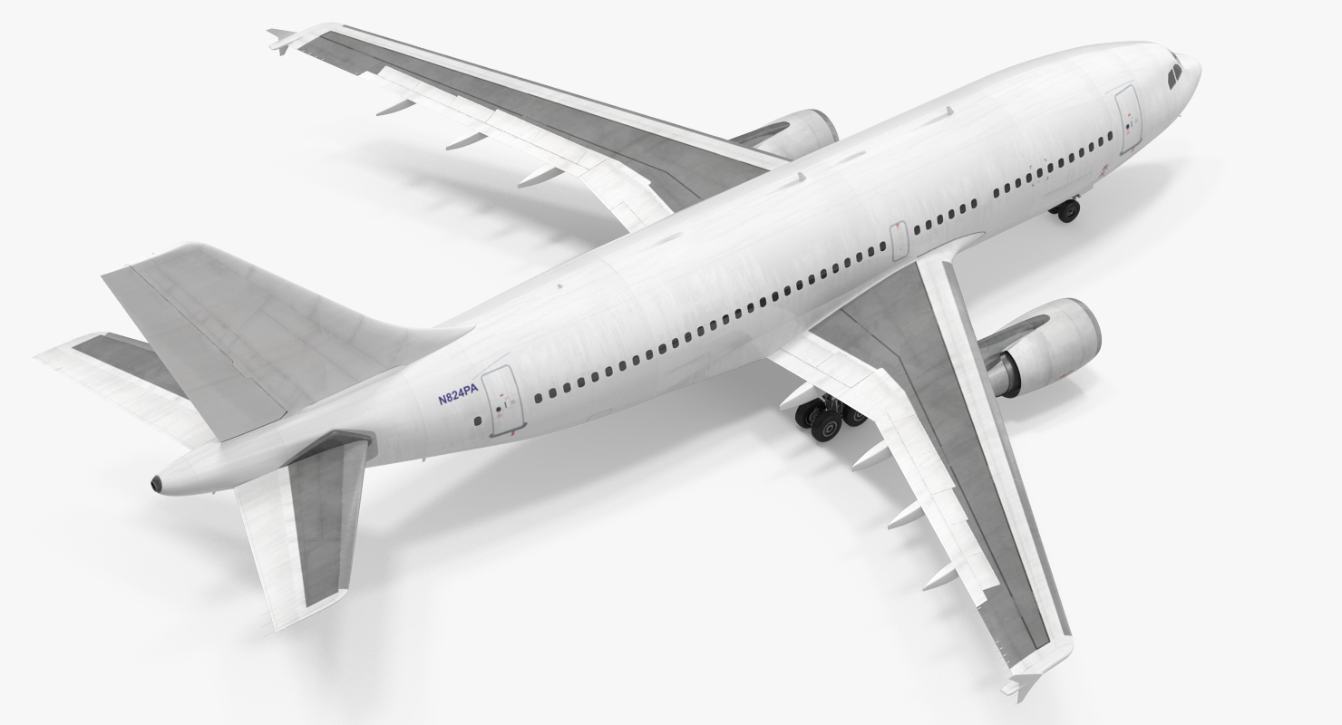 3D model Airbus A310 300 Generic Rigged