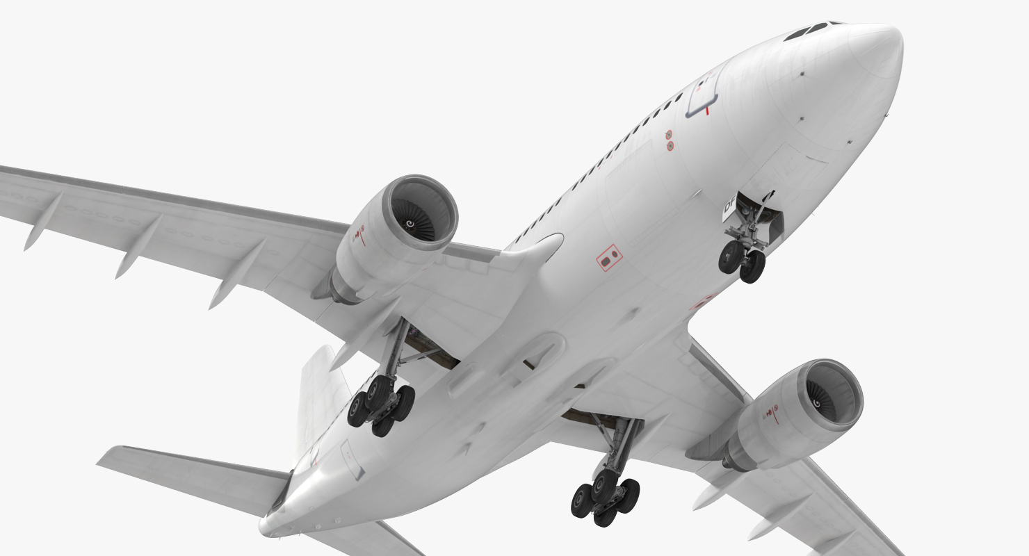3D model Airbus A310 300 Generic Rigged