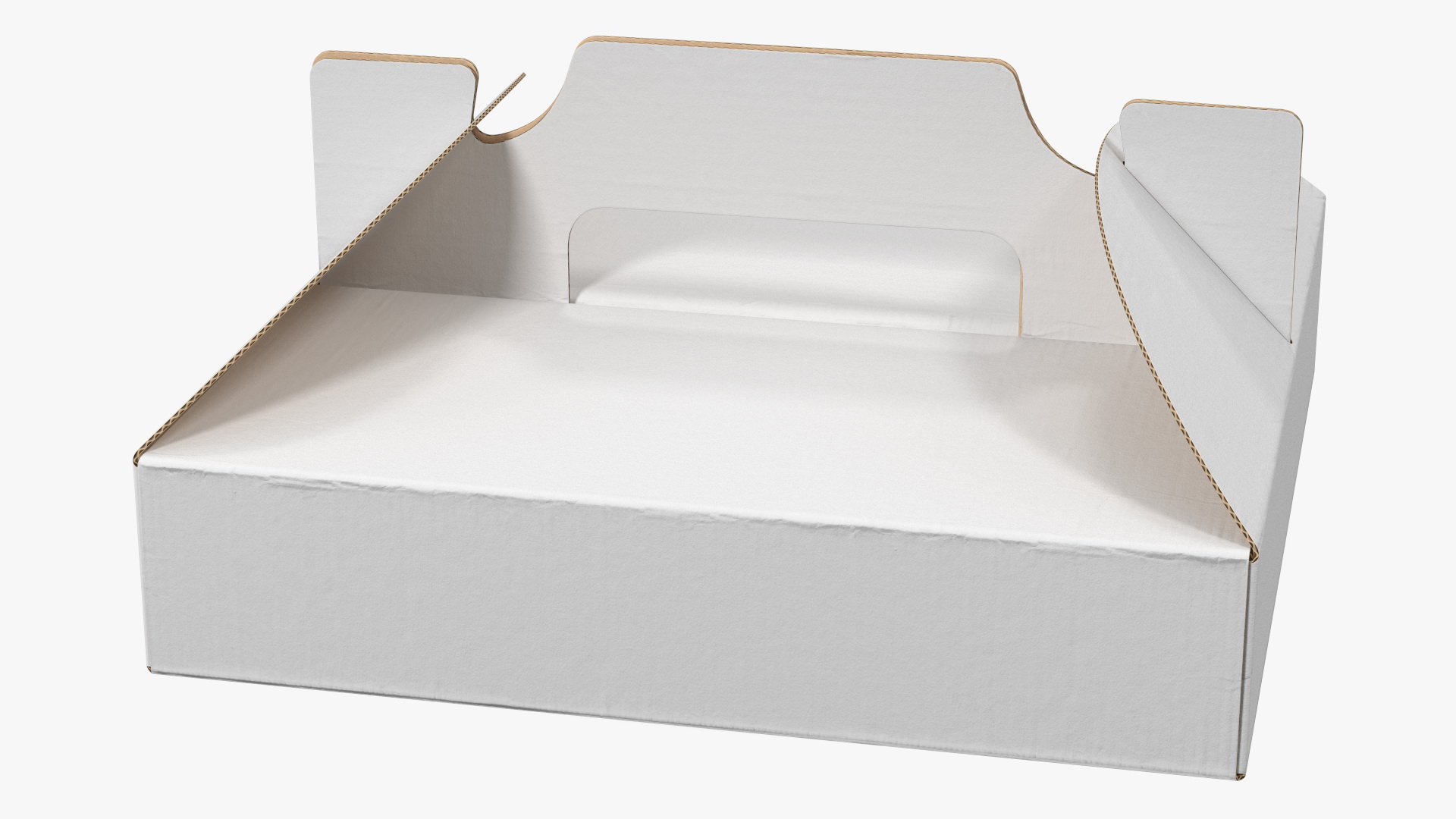 Pizza Box with Handle White 3D