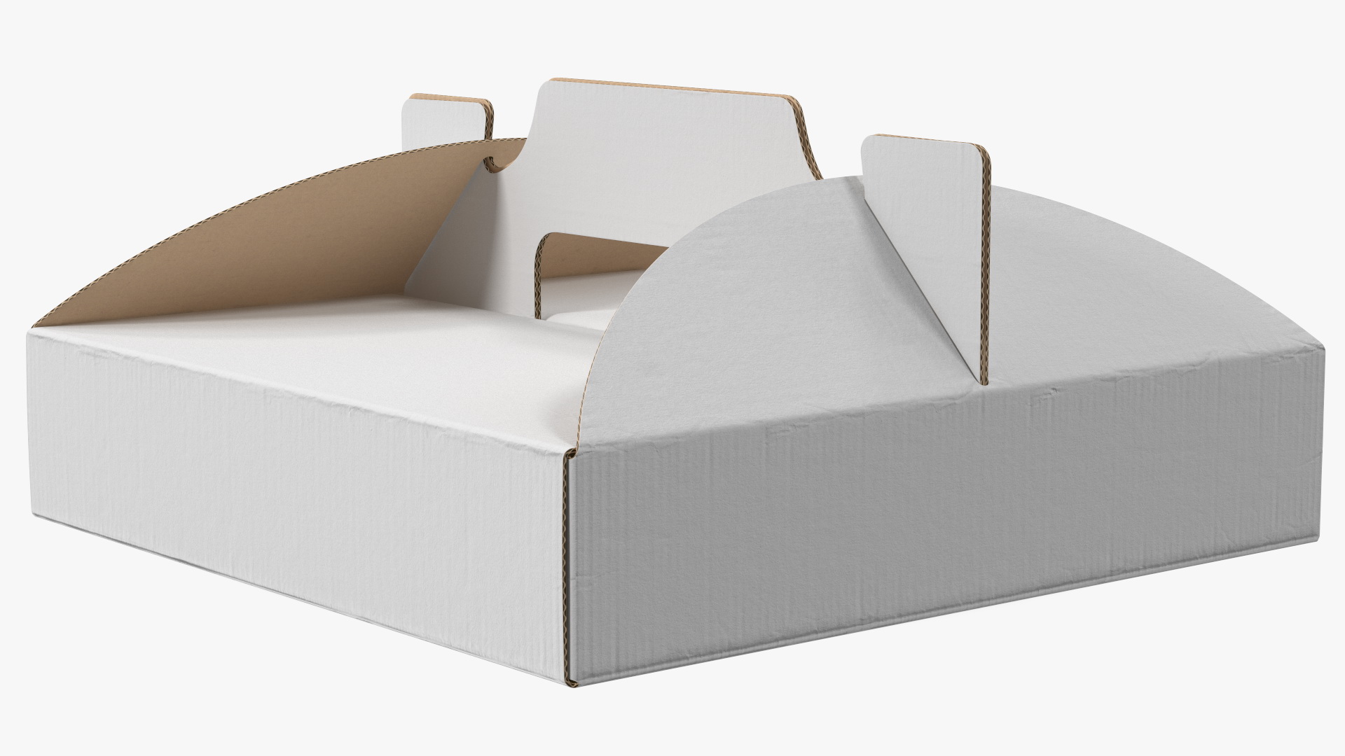 Pizza Box with Handle White 3D