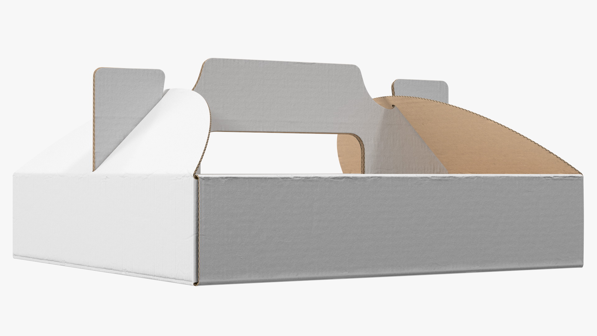 Pizza Box with Handle White 3D