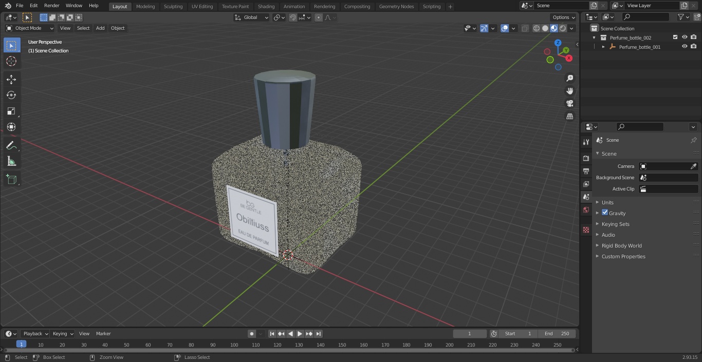 Perfume bottle 3D model