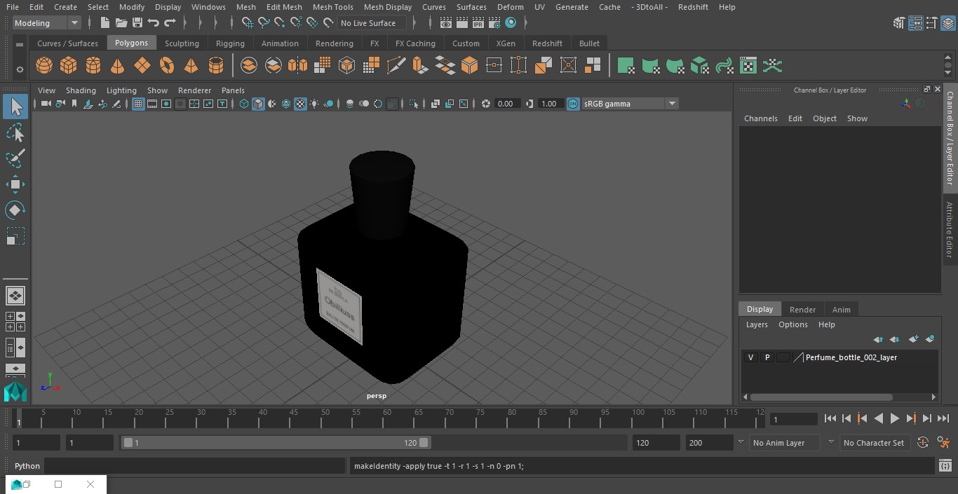 Perfume bottle 3D model