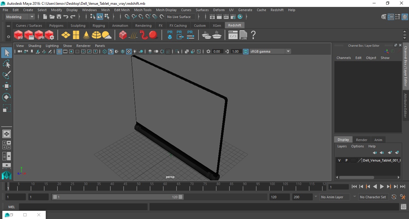 Dell Venue Tablet 3D