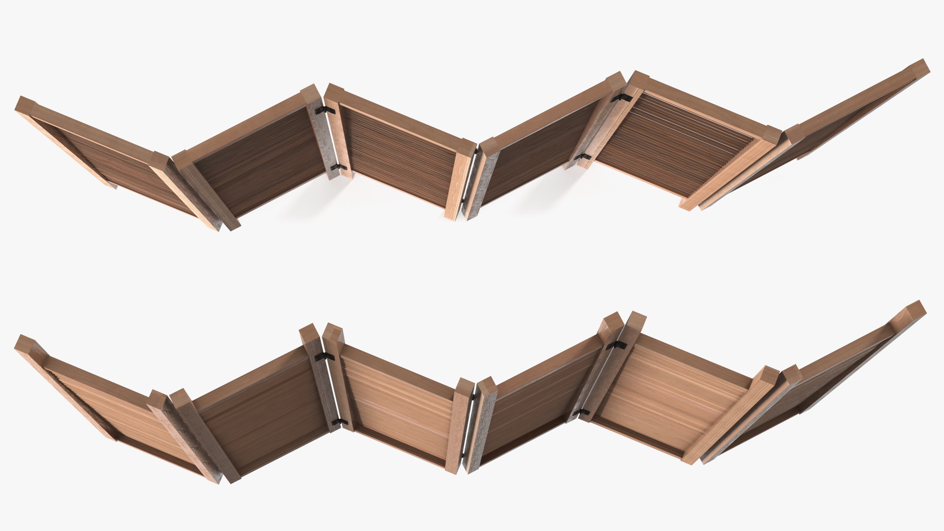 3D Privacy Screen Panel Brown