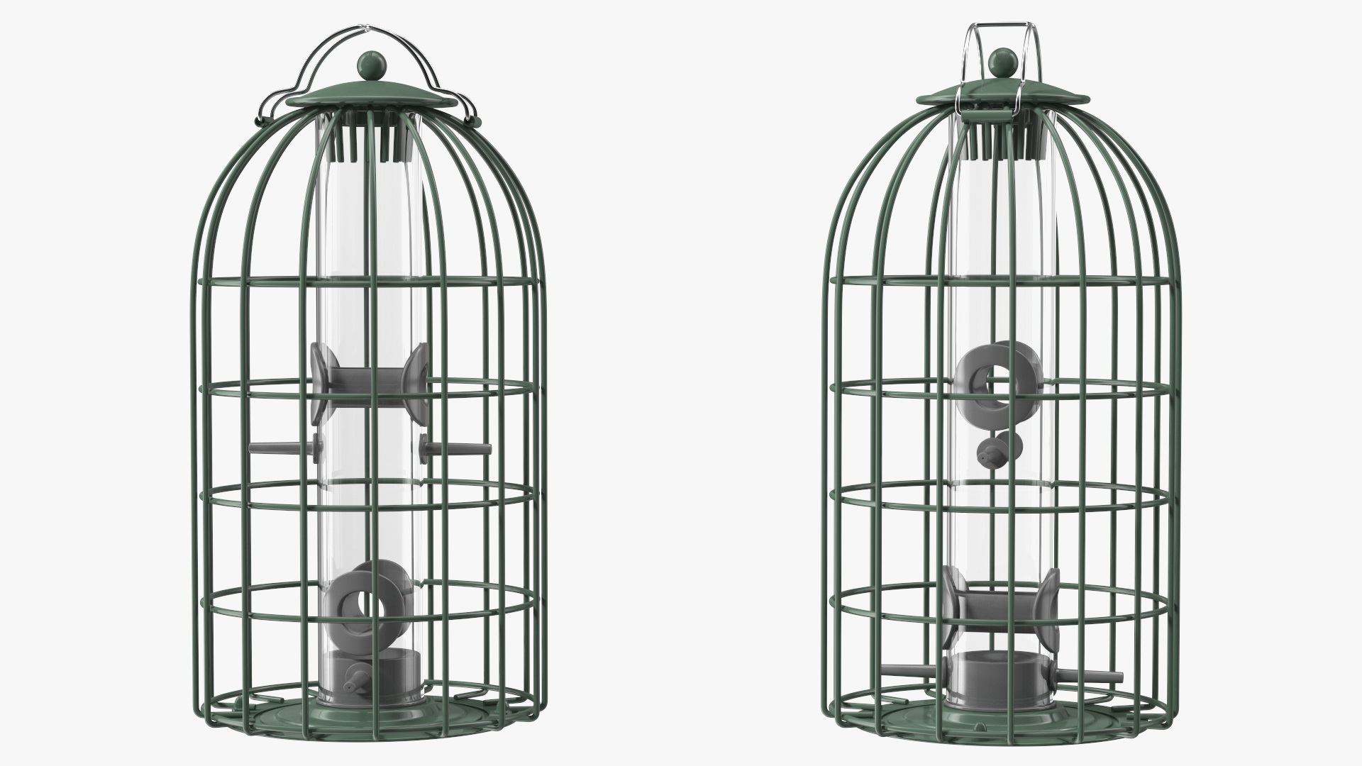 Caged Bird Feeder 3D