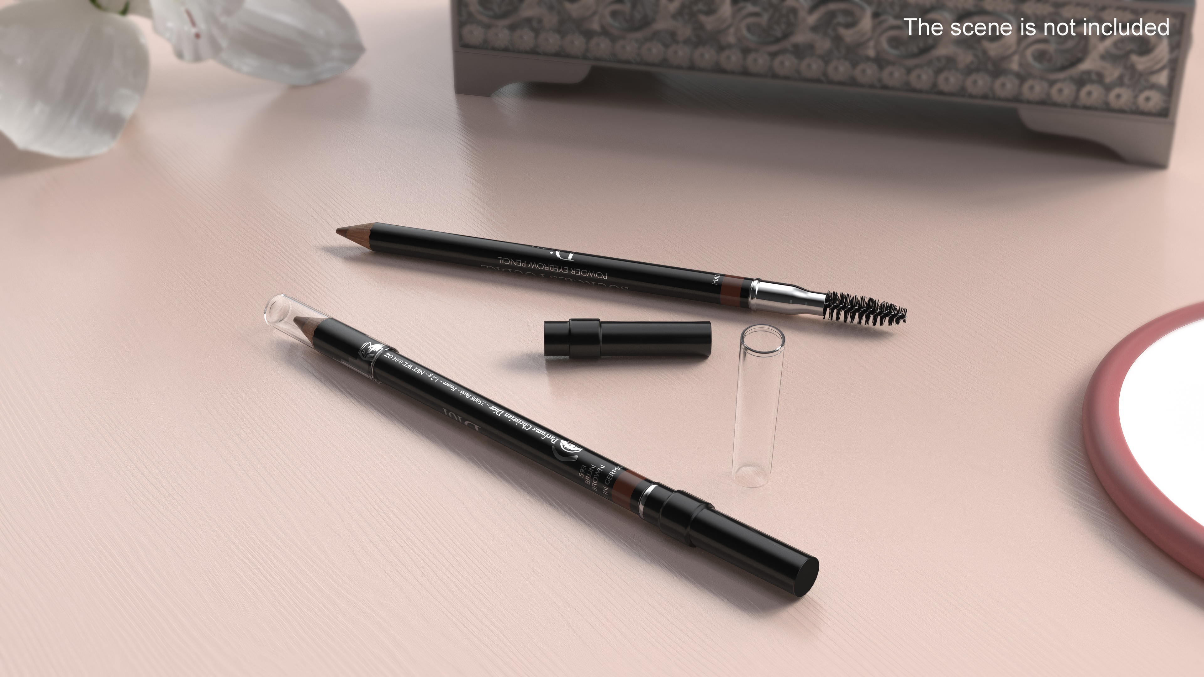 Dior Cosmopolite Powder Eyebrow Pencils 3D model