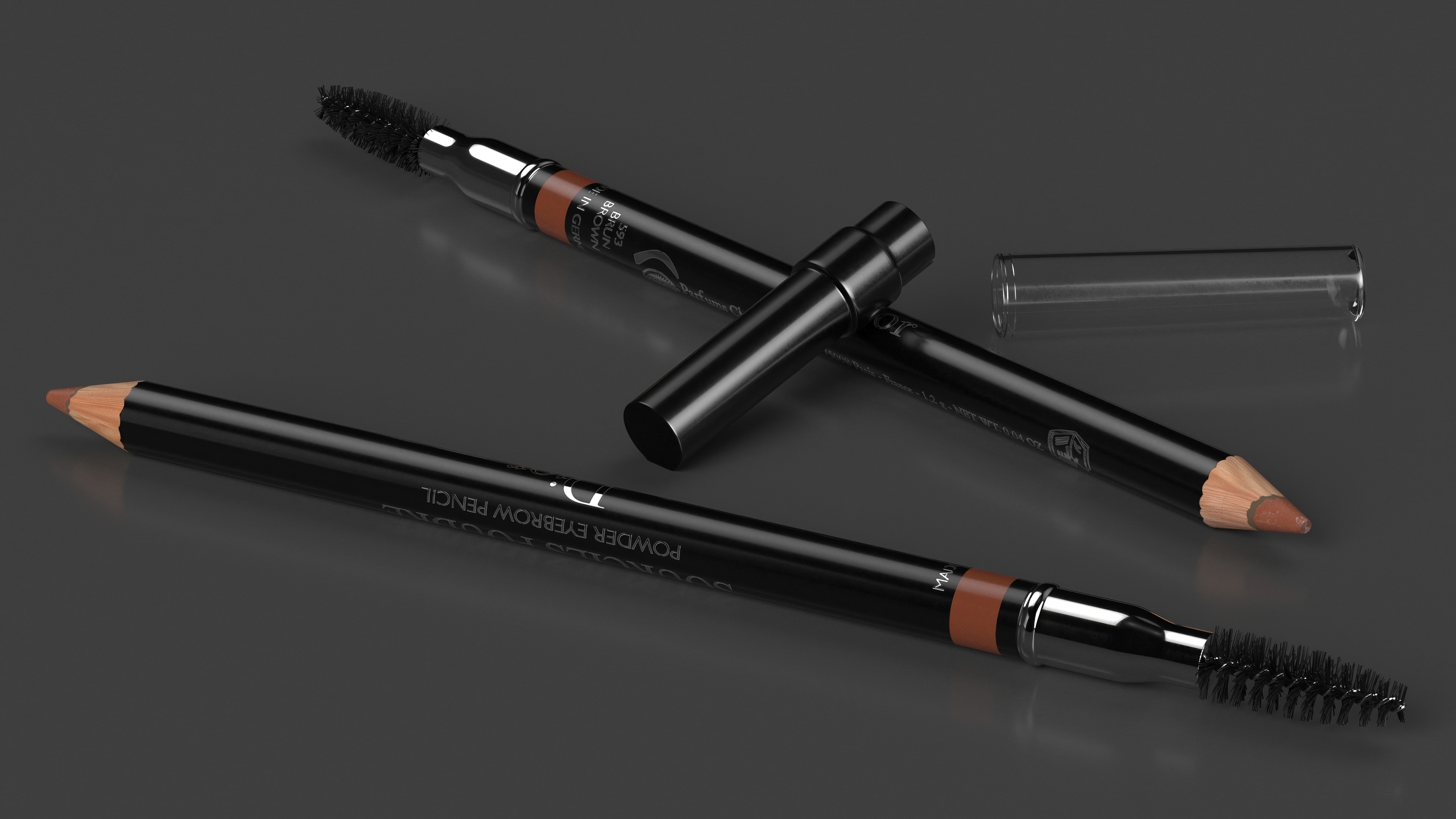 Dior Cosmopolite Powder Eyebrow Pencils 3D model