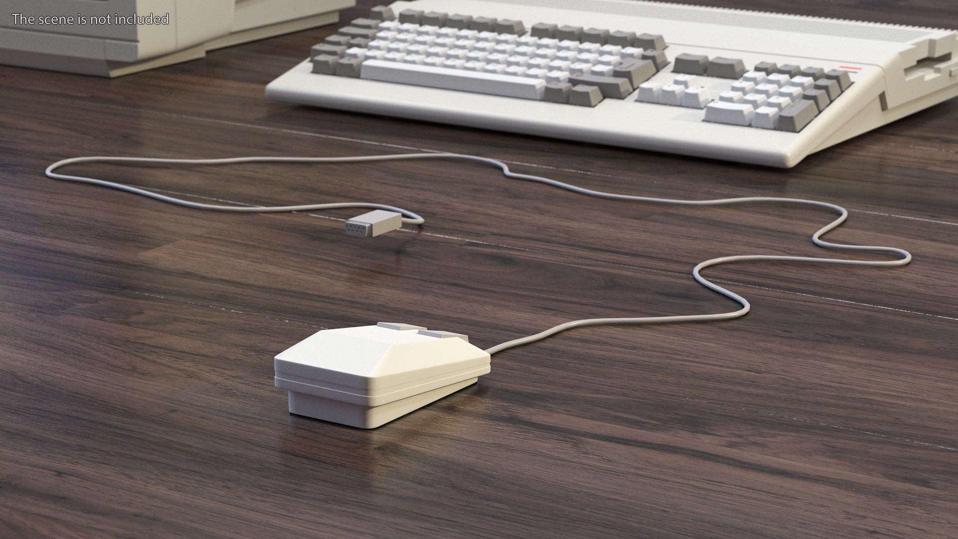 Vintage Computer Mouse 3D