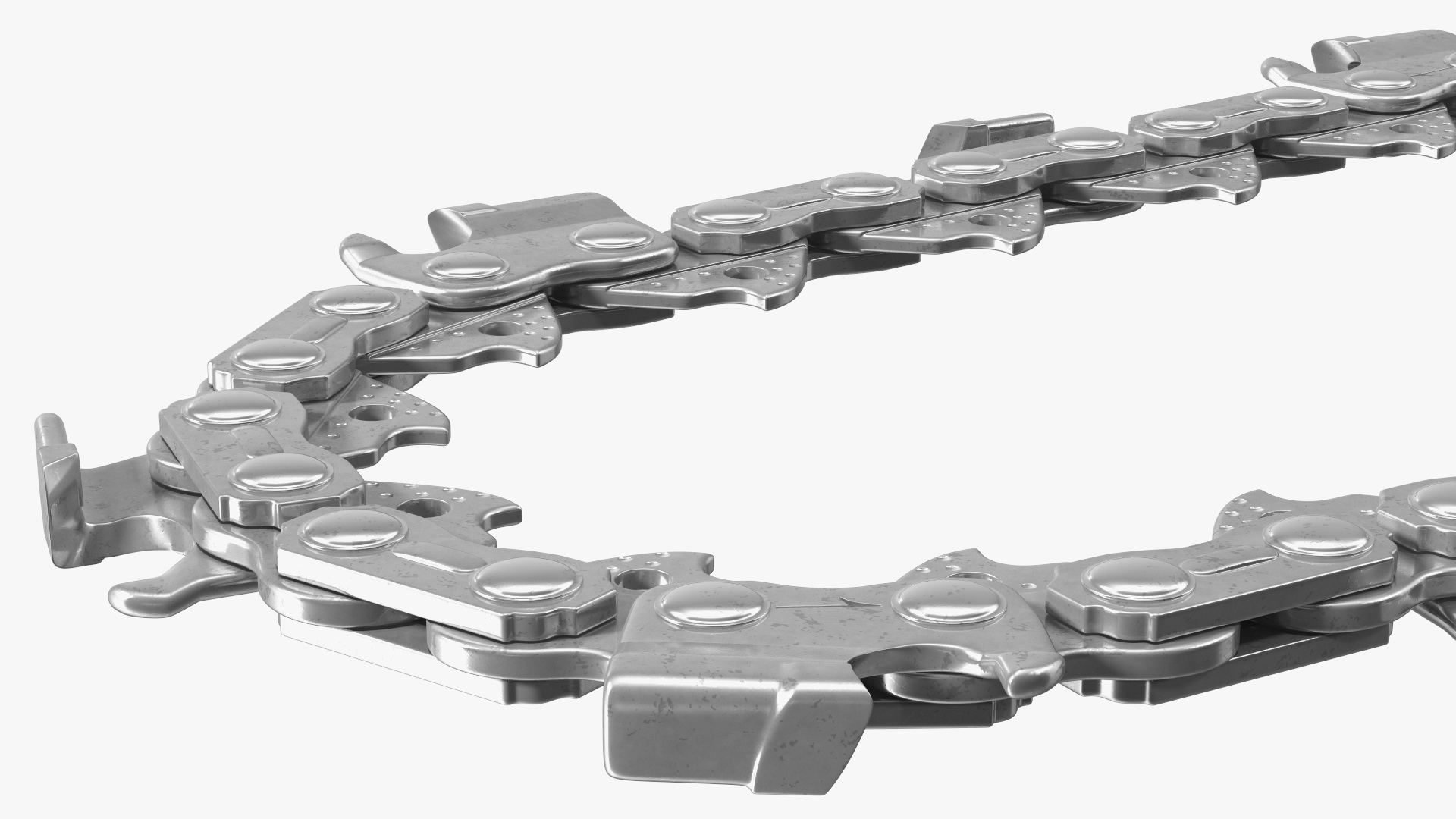 3D Chainsaw Steel Chain Tension model