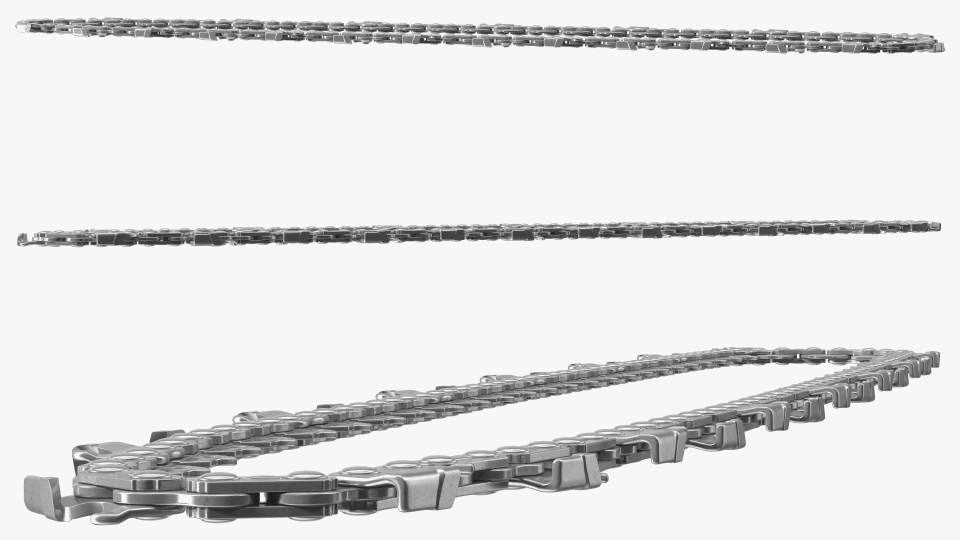 3D Chainsaw Steel Chain Tension model