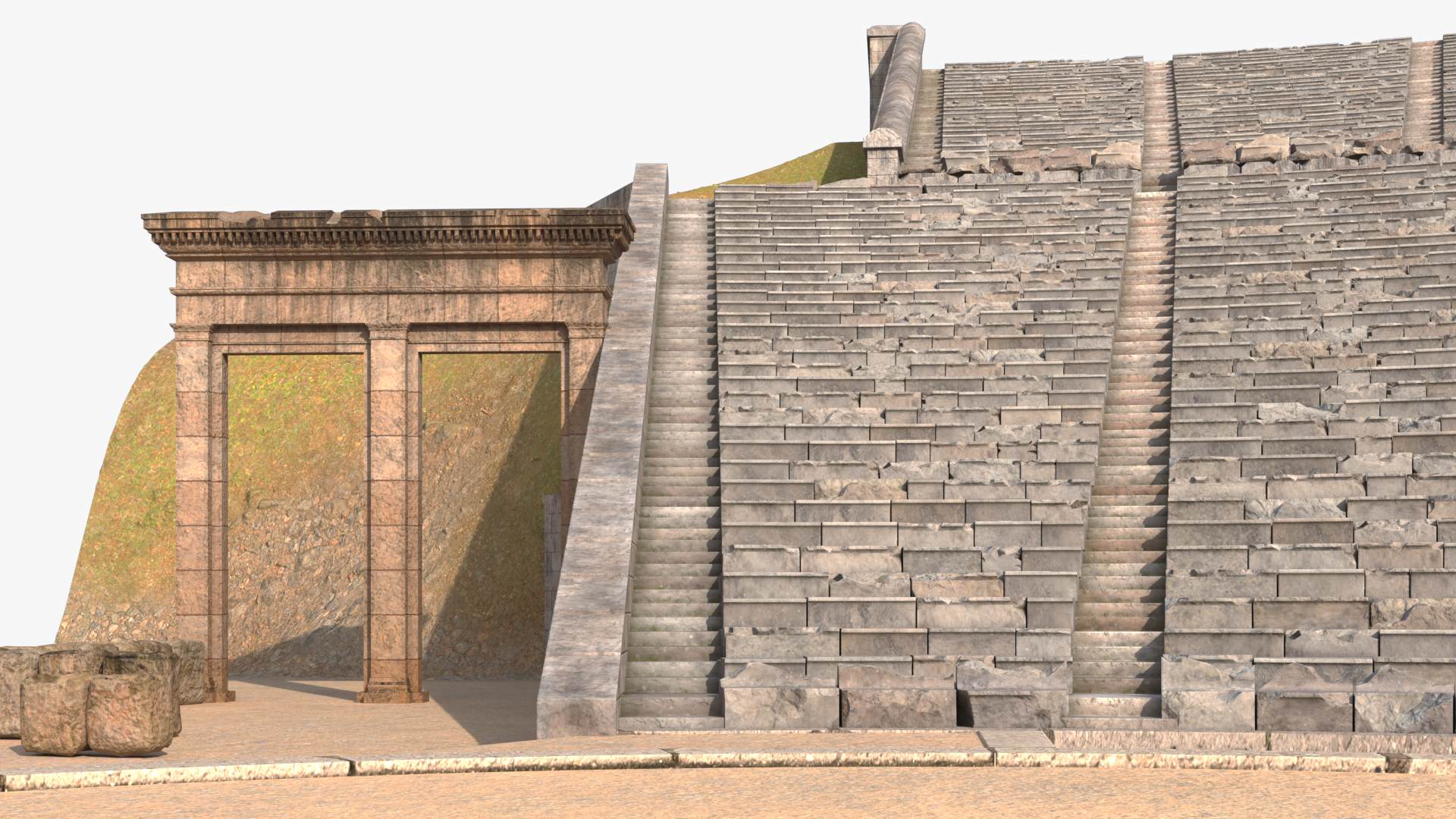 3D Ancient Amphitheater of Epidaurus model