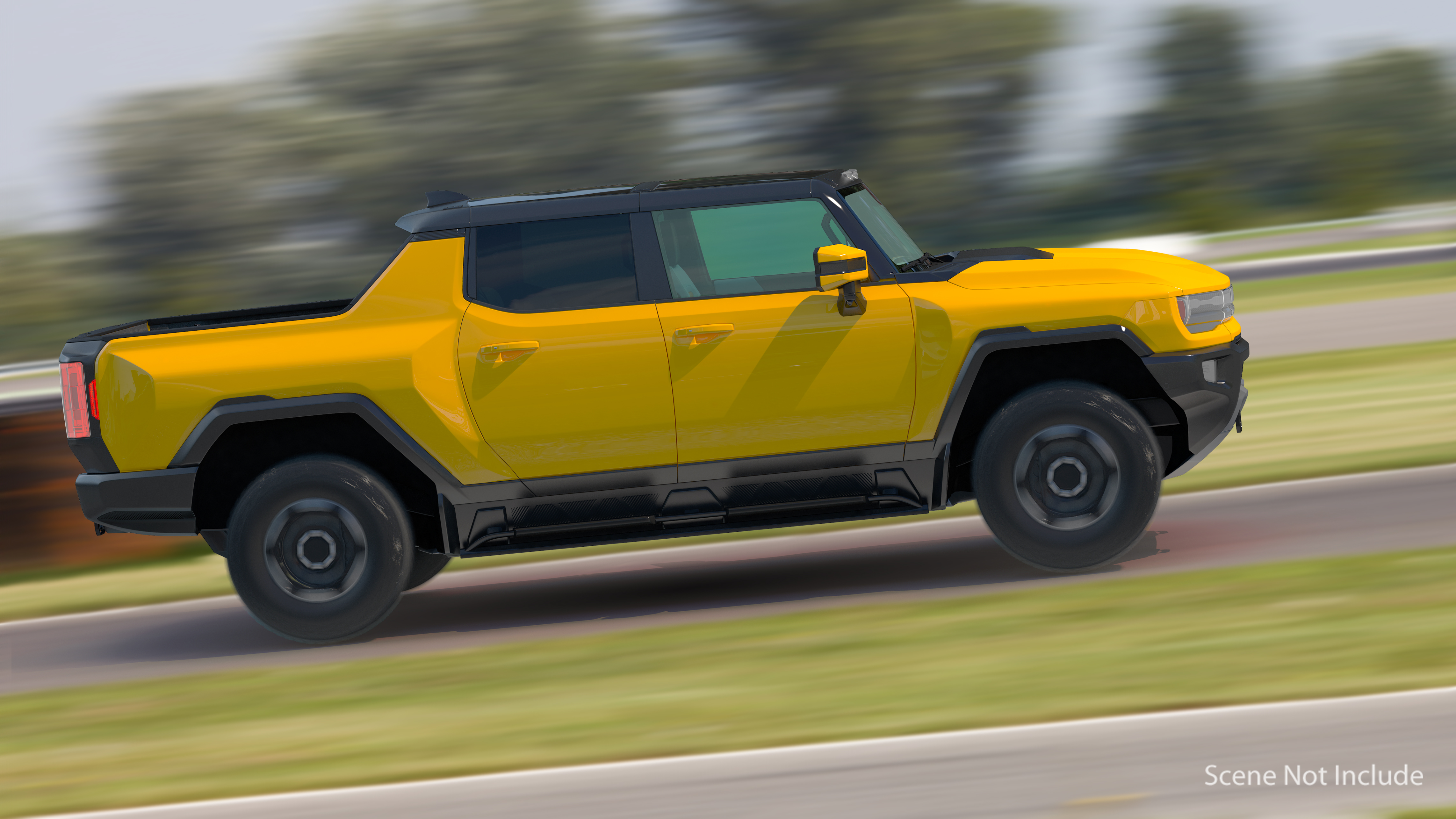 3D Electric Pickup Truck