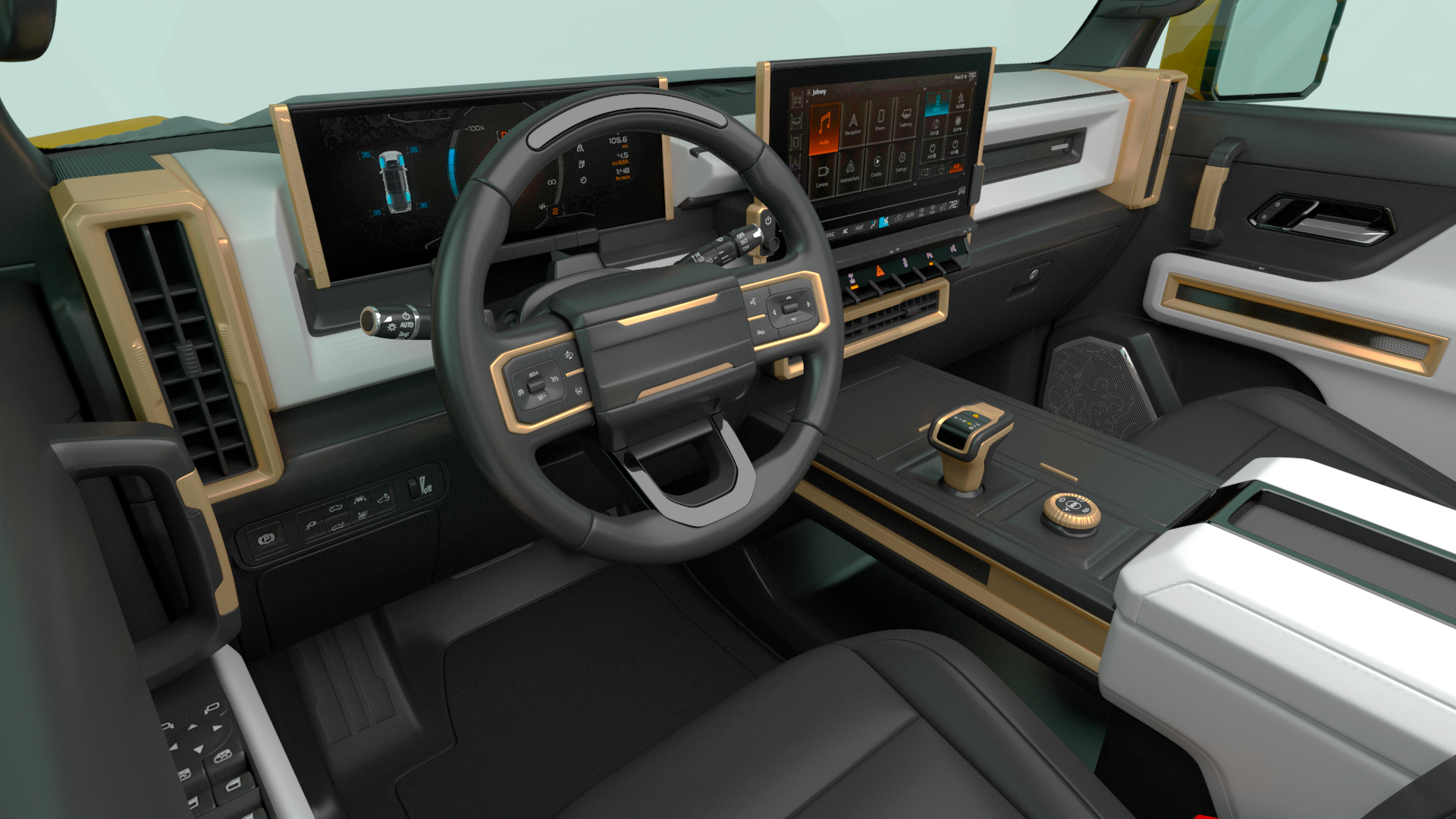 3D Electric Pickup Truck