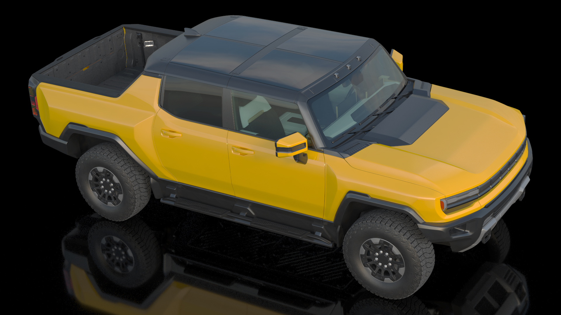 3D Electric Pickup Truck