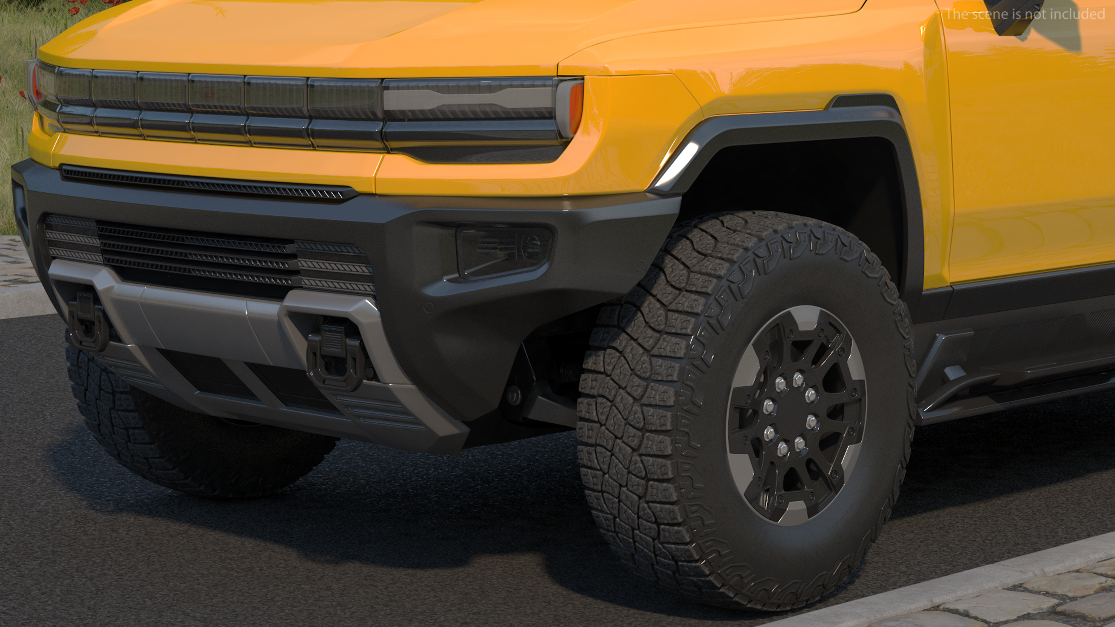 3D Electric Pickup Truck