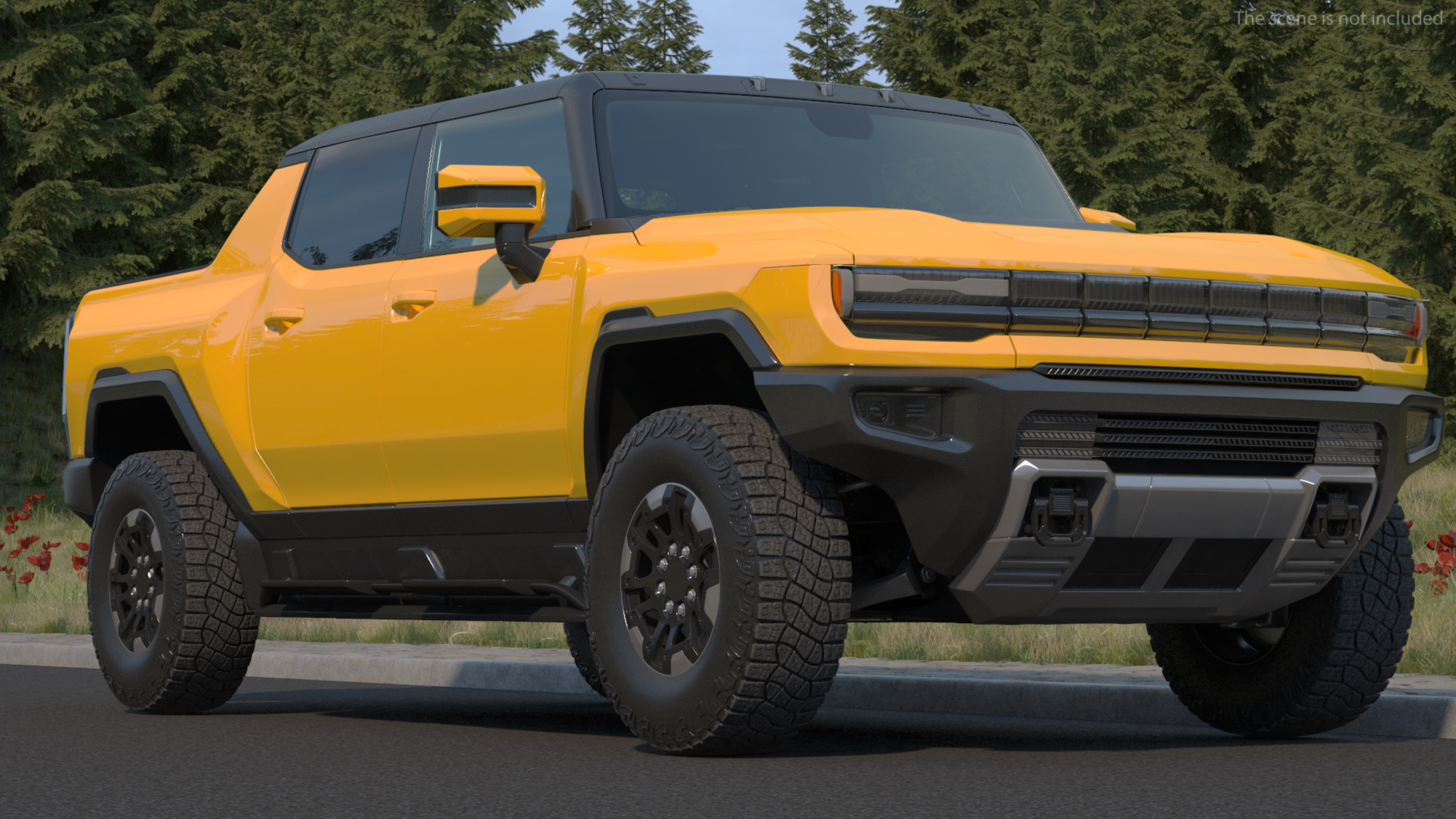 3D Electric Pickup Truck