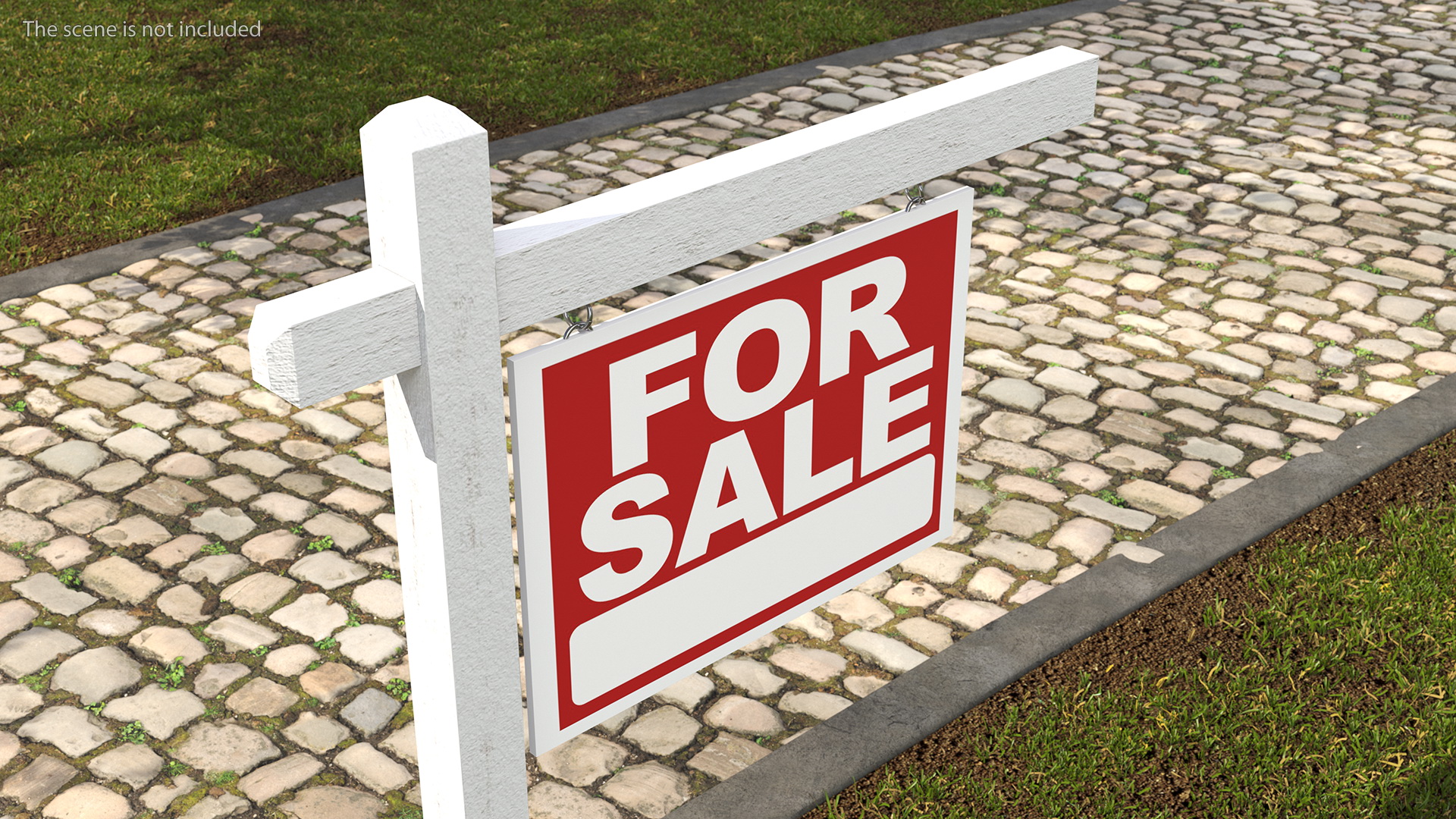 3D For Sale Sign Sold model
