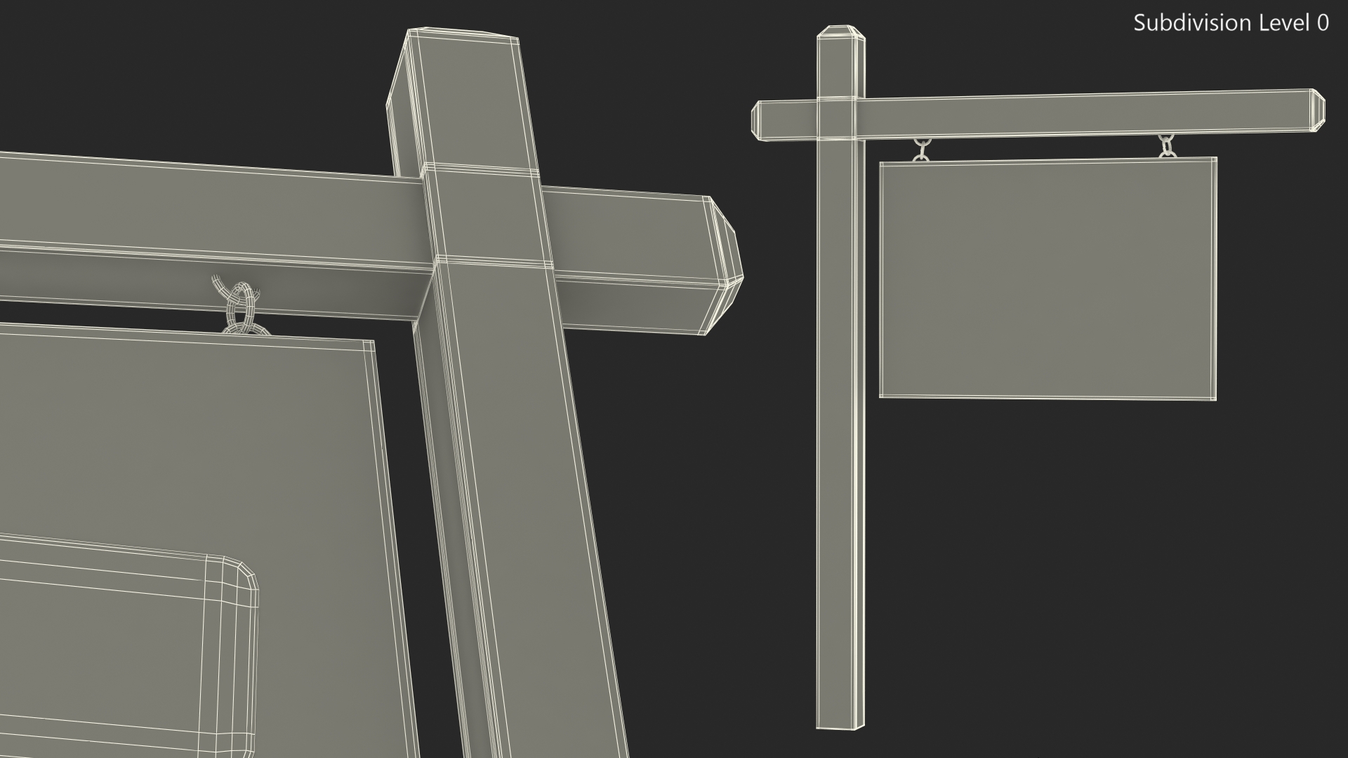 3D For Sale Sign Sold model